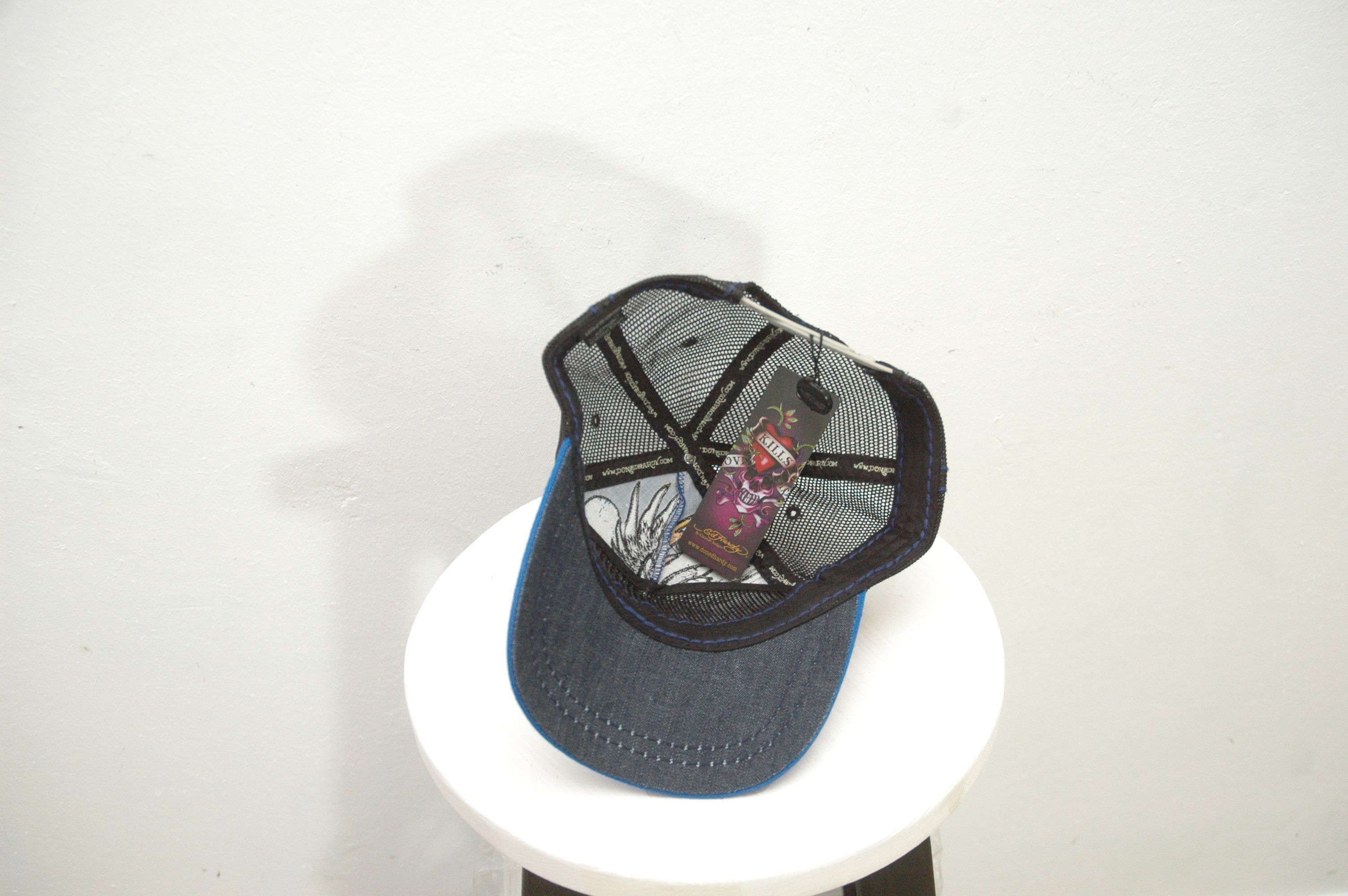 Ed Hardy NWT Ed Hardy Christian Audigier 77 Tattoo Eagle Cap Size ONE SIZE - 5 Thumbnail