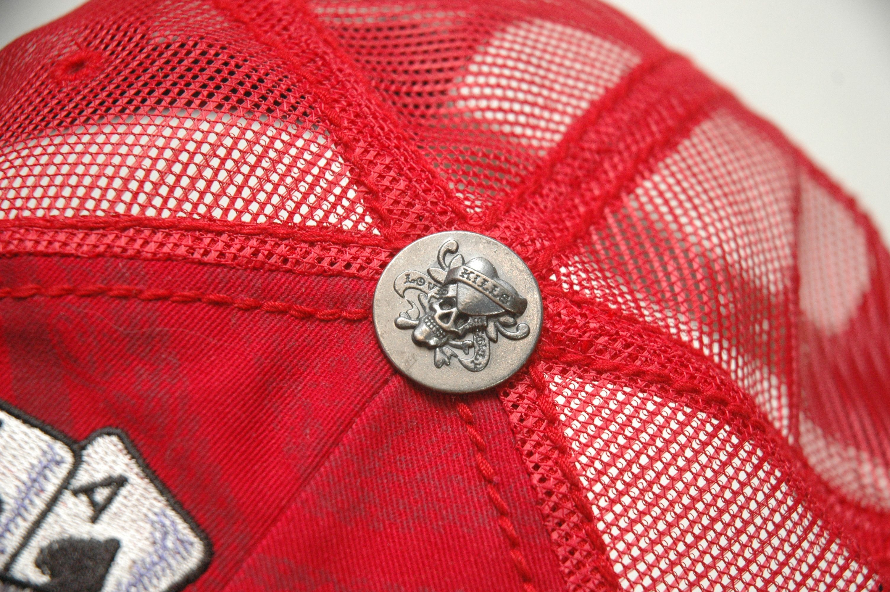 Ed Hardy NWT Ed Hardy Christian Audigier Loveis A Gamble Cap Size ONE SIZE - 12 Thumbnail