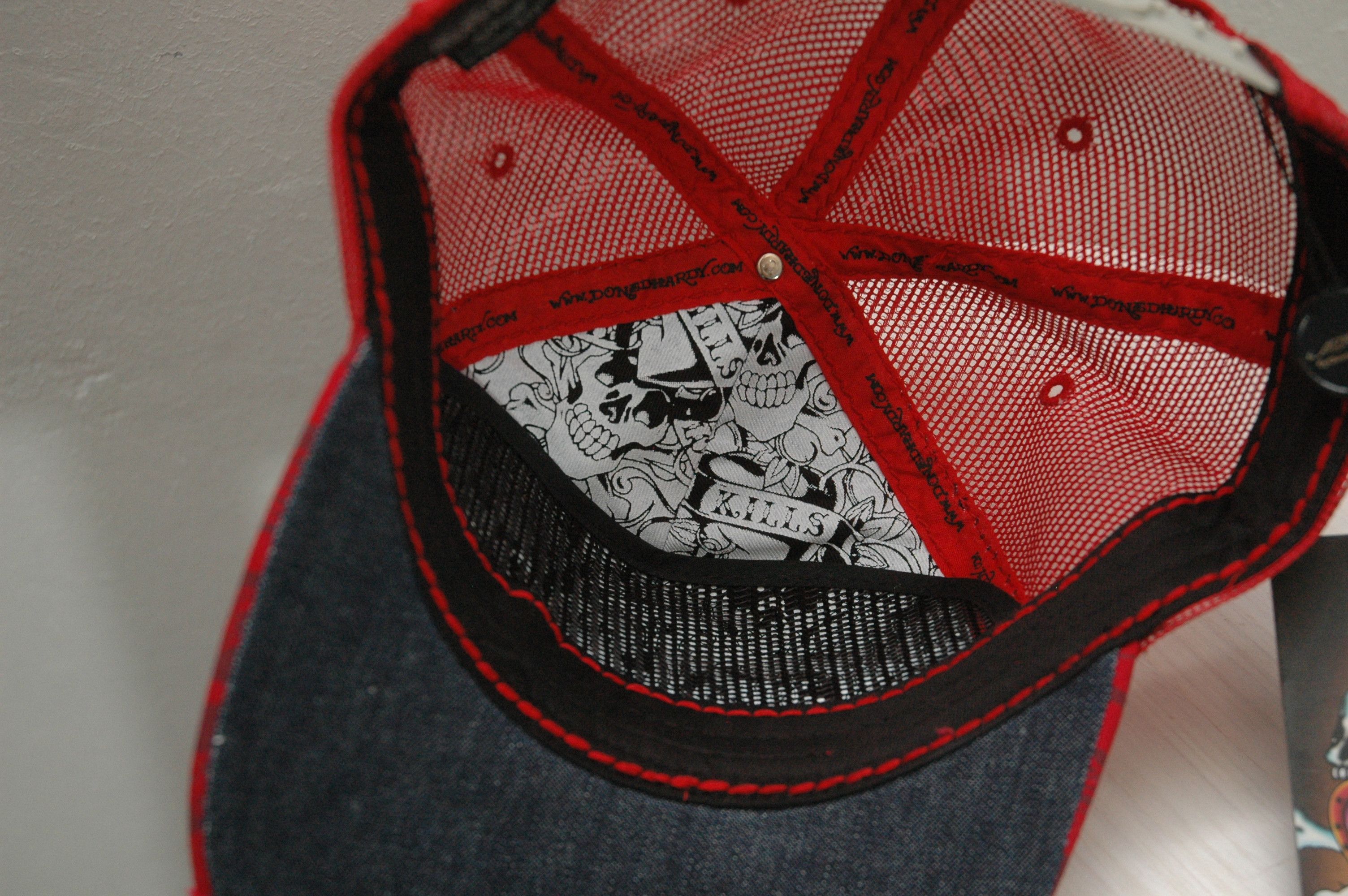 Ed Hardy NWT Ed Hardy Christian Audigier Loveis A Gamble Cap Size ONE SIZE - 6 Thumbnail