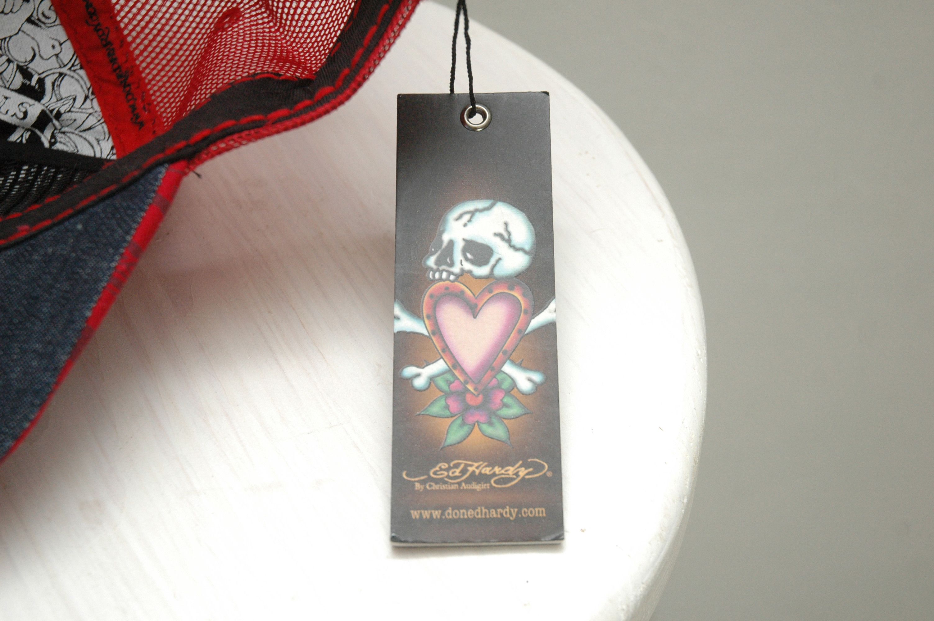 Ed Hardy NWT Ed Hardy Christian Audigier Loveis A Gamble Cap Size ONE SIZE - 7 Thumbnail
