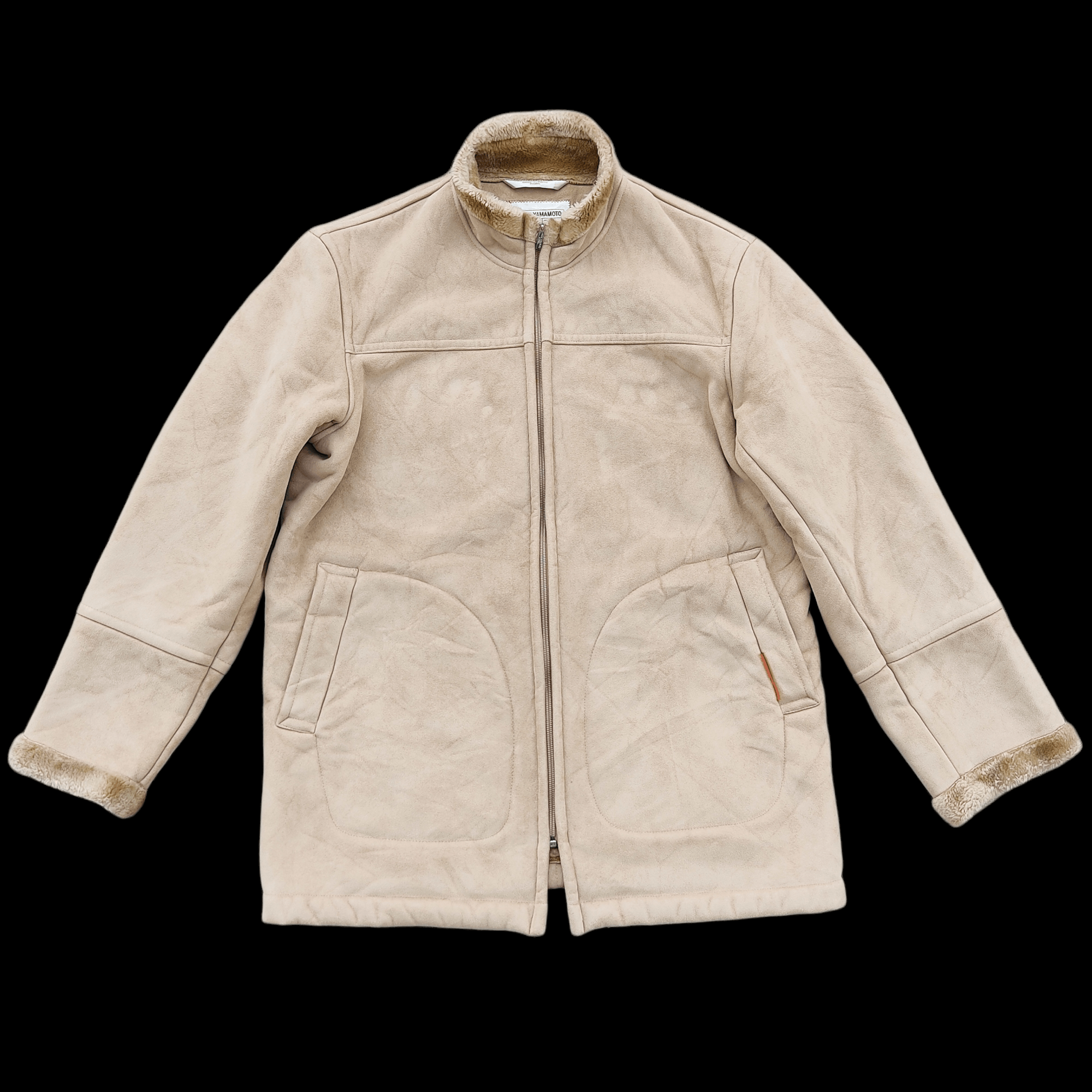 Japanese Brand KANSAI YAMAMOTO Homme Shearling Sheepskin Jackets Size US M / EU 48-50 / 2 - 2 Thumbnail