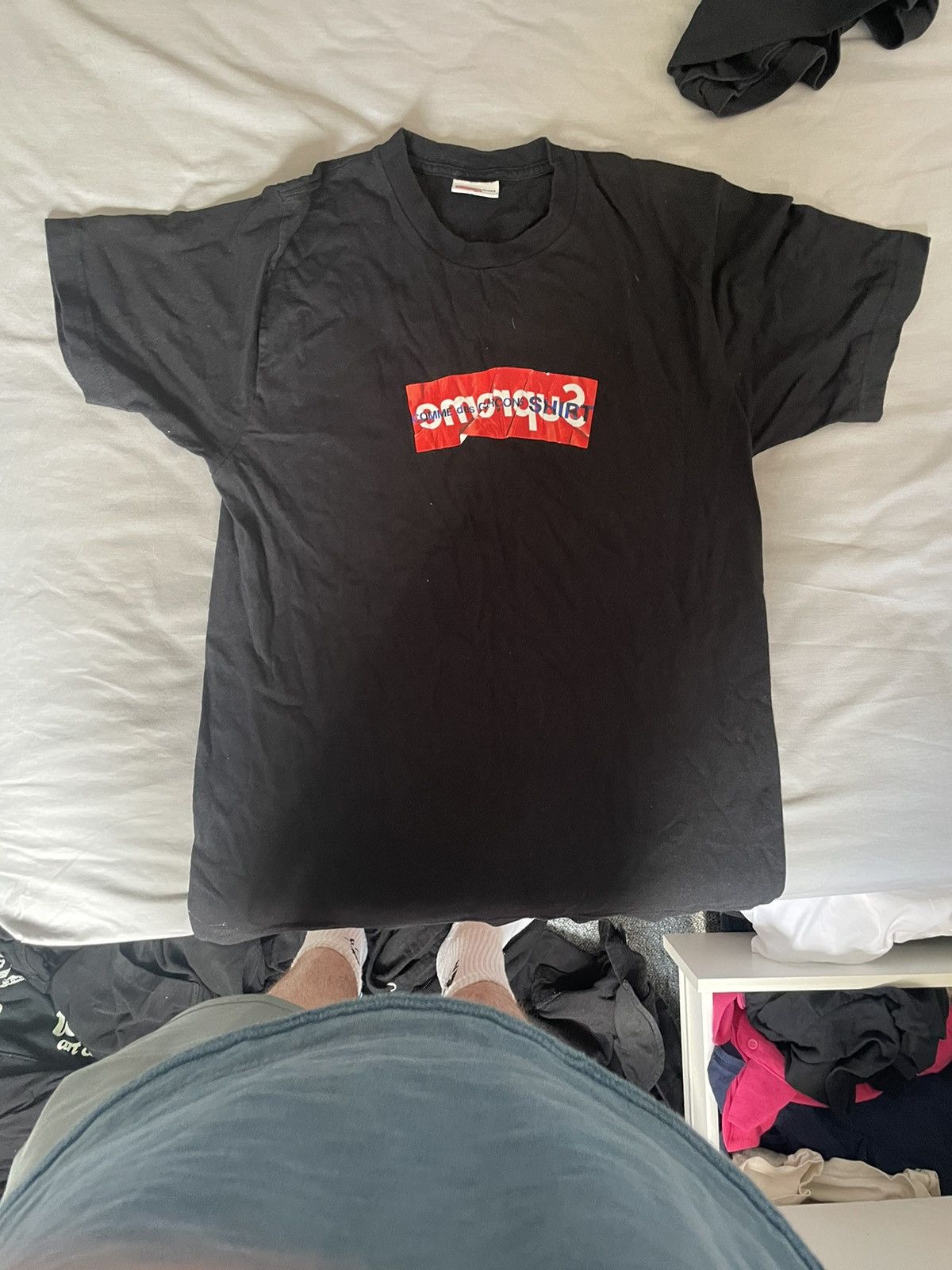 Comme des Garcons Supreme x CDG SS17 Box Logo Size US M / EU 48-50 / 2 - 2 Thumbnail
