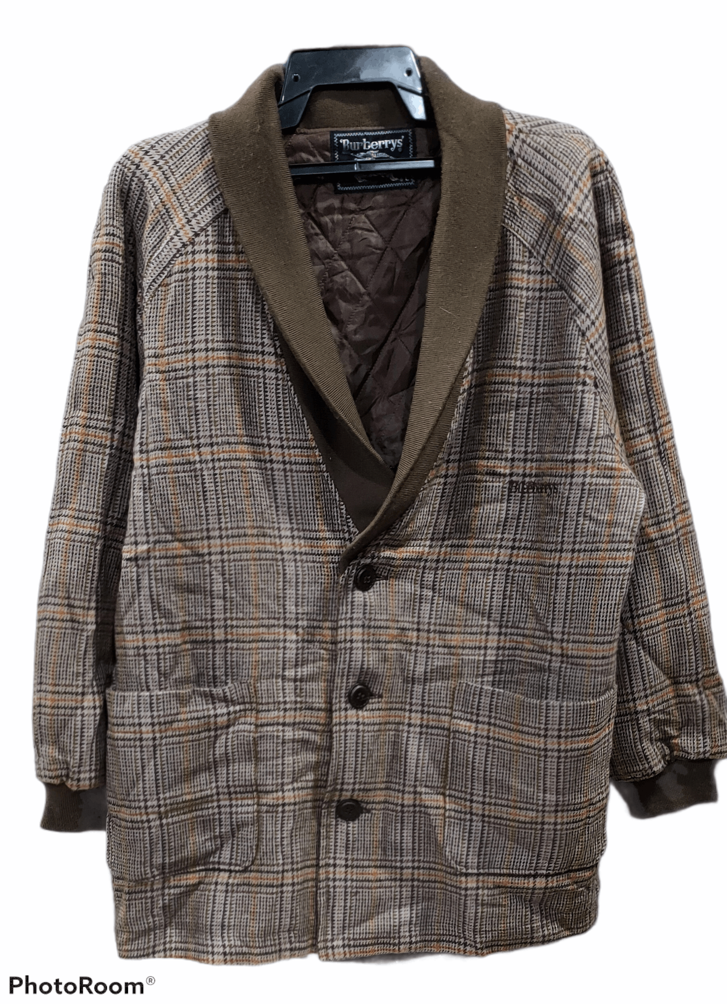 Burberry Burberry vintage wool button up jacket single breasted Size US L / EU 52-54 / 3 - 1 Thumbnail