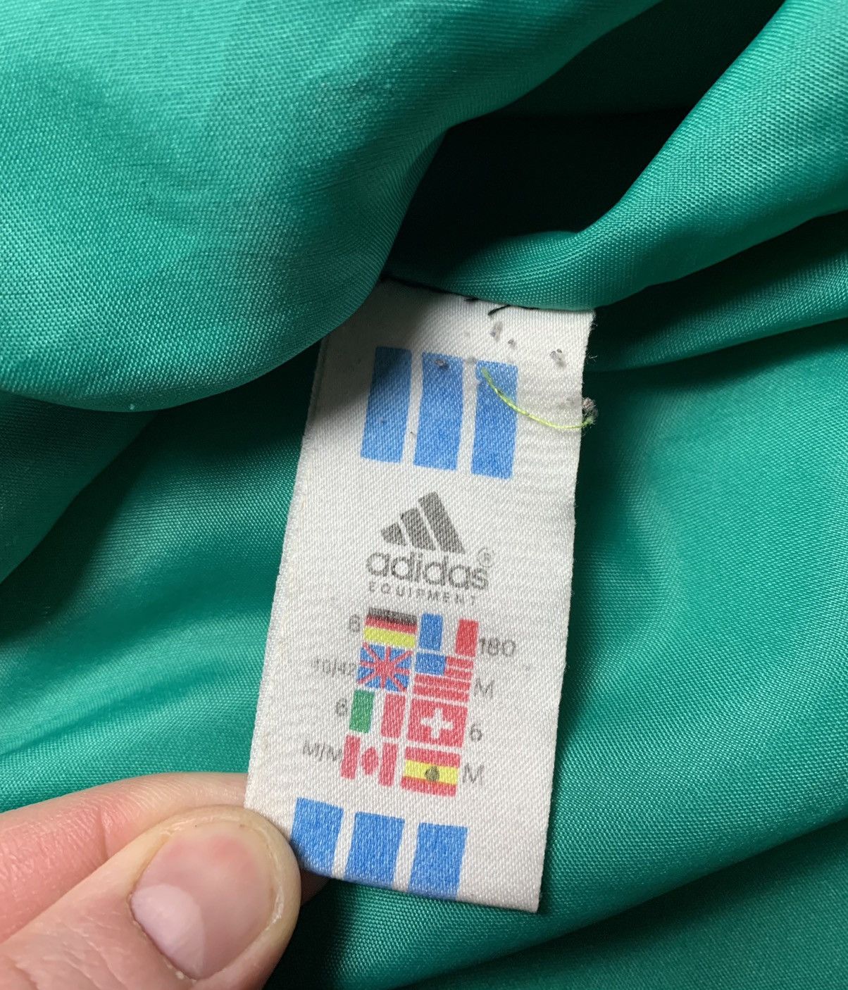 Adidas × Vintage Vintage adidas Equipment soccer jacket size M ball Size US M / EU 48-50 / 2 - 6 Thumbnail