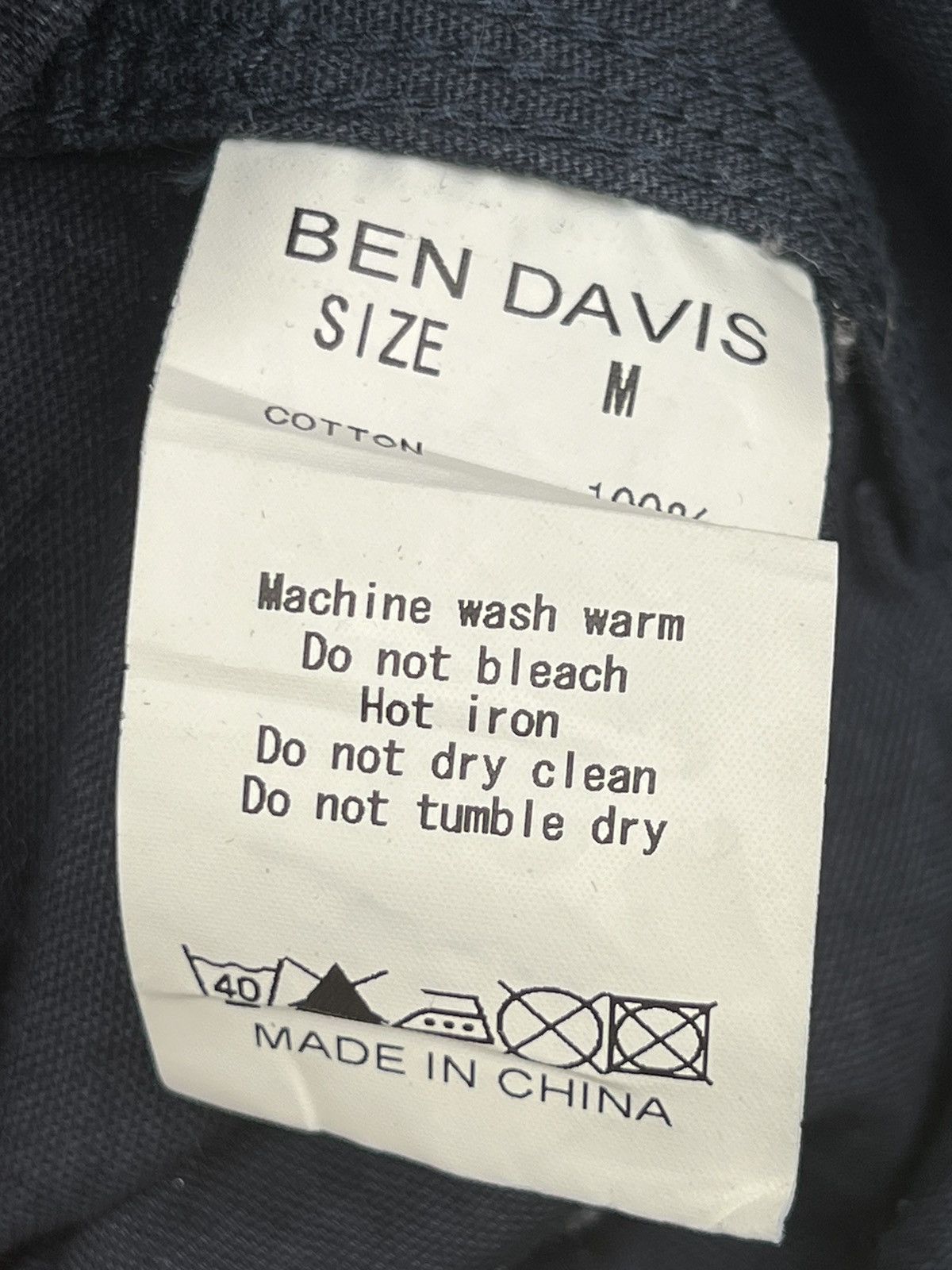 Ben Davis Ben Davis button up shirt streetwear embroidery logo Size US M / EU 48-50 / 2 - 10 Thumbnail