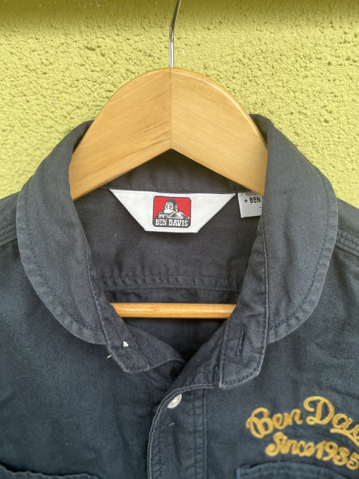 Ben Davis Ben Davis button up shirt streetwear embroidery logo Size US M / EU 48-50 / 2 - 3 Thumbnail