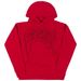 Deadstock 🌩 REVENGE 🌩 Embroidered Outline Logo Red Black Bred Hoodie Size US L / EU 52-54 / 3 - 1 Thumbnail