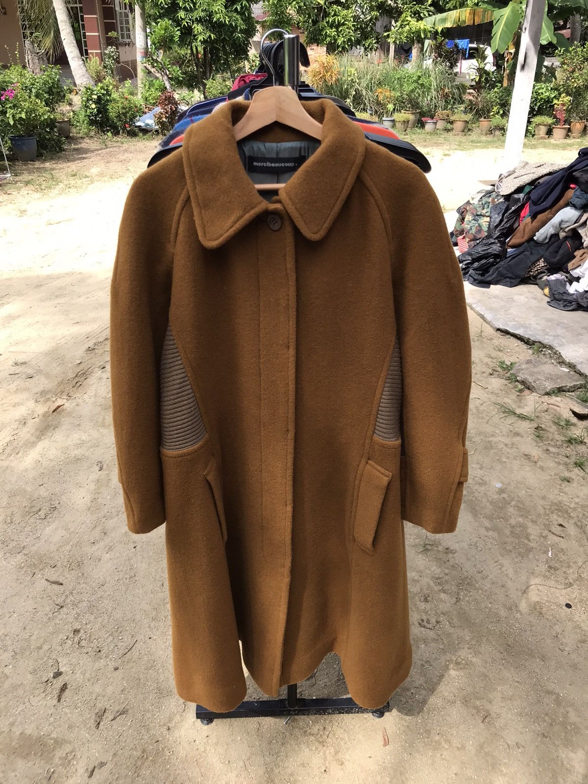 Issey Miyake Mercibeucoup By Issey Miyake Wool Long Coat Size US M / EU 48-50 / 2 - 6 Thumbnail