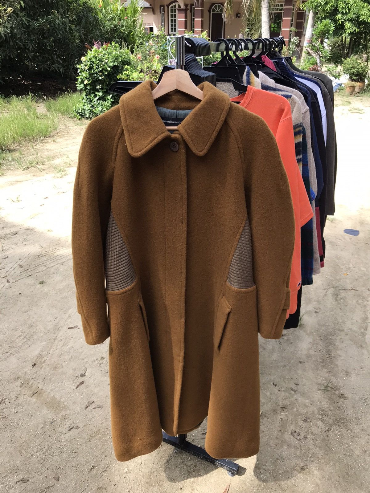 Issey Miyake Mercibeucoup By Issey Miyake Wool Long Coat Size US M / EU 48-50 / 2 - 1 Thumbnail