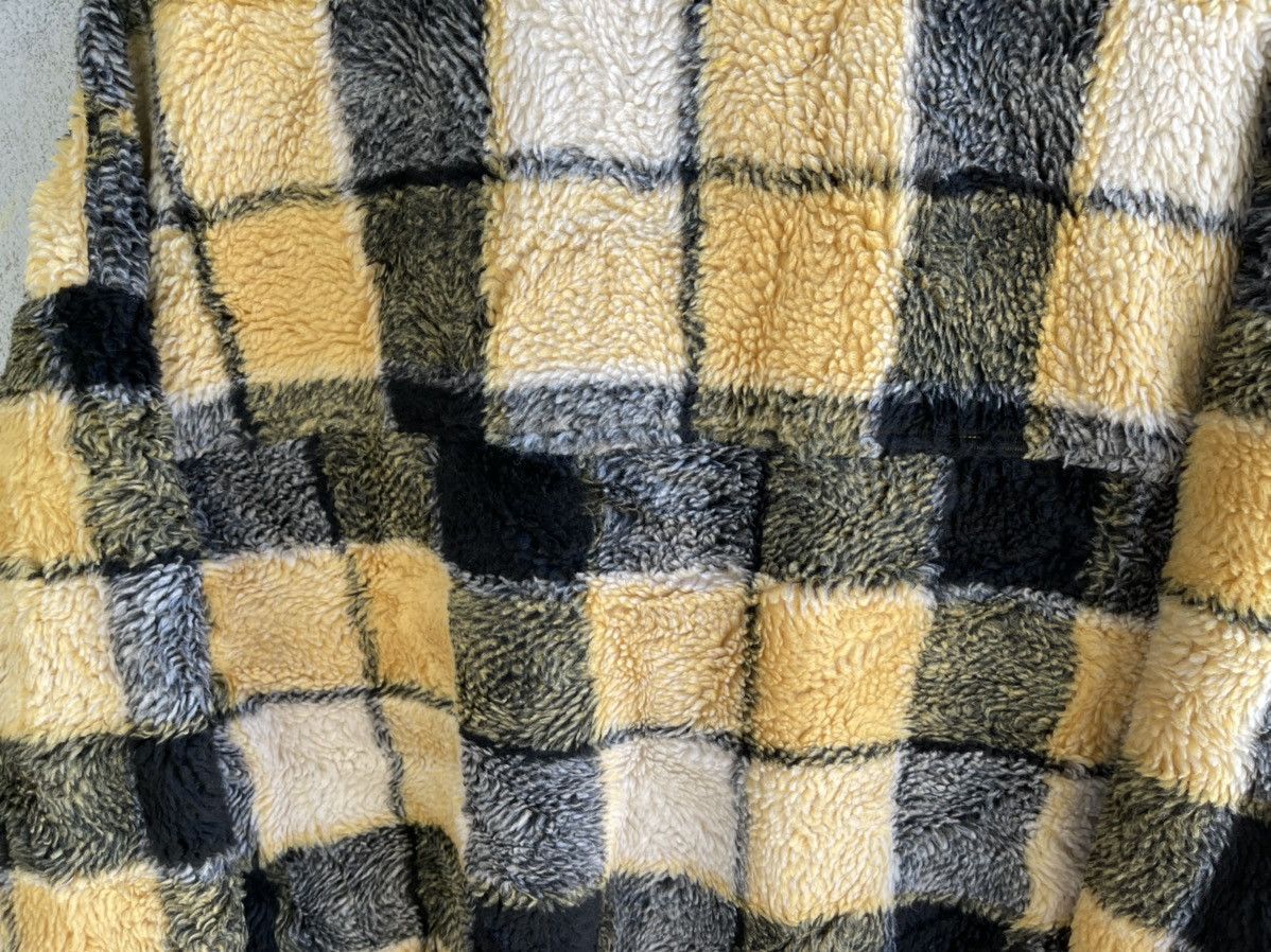 Flannel × Japanese Brand Rare RODEO CROWN YELLOW BLACK FLEECE FLANNER. Size US XL / EU 56 / 4 - 7 Thumbnail