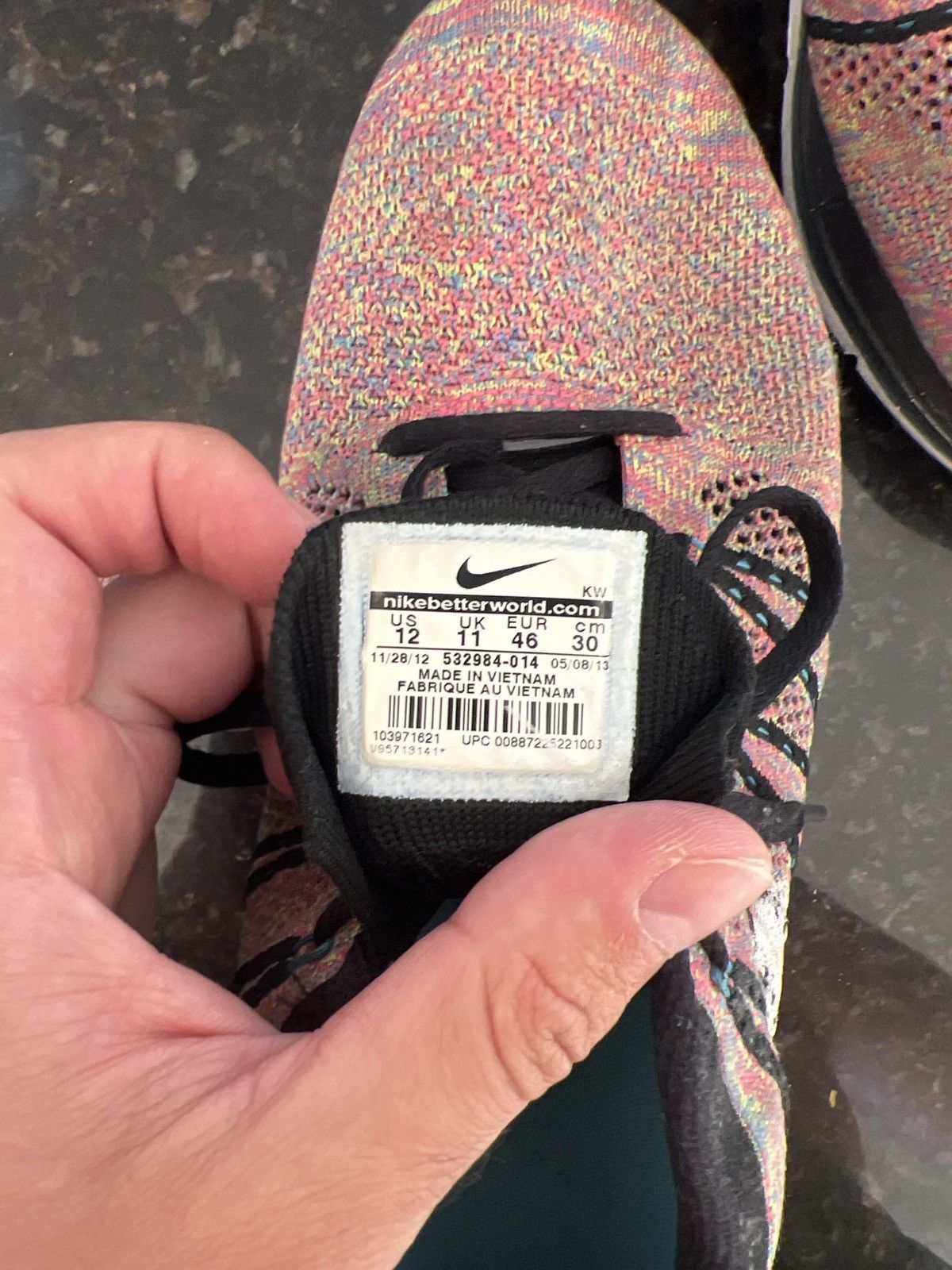 Nike Flyknit Trainer Multicolor 2013 Size US 12 / EU 45 - 6 Thumbnail