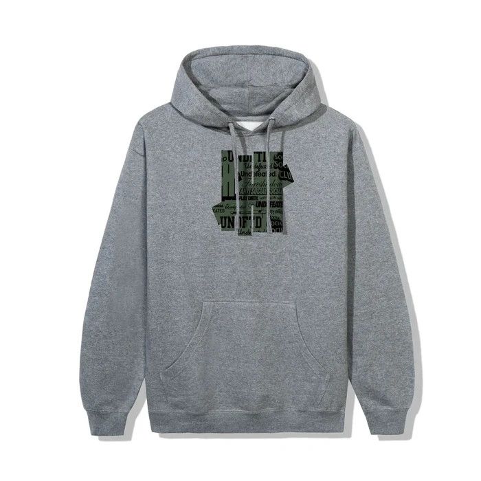 Anti social social club Undefeated Don Dada gray hoodie