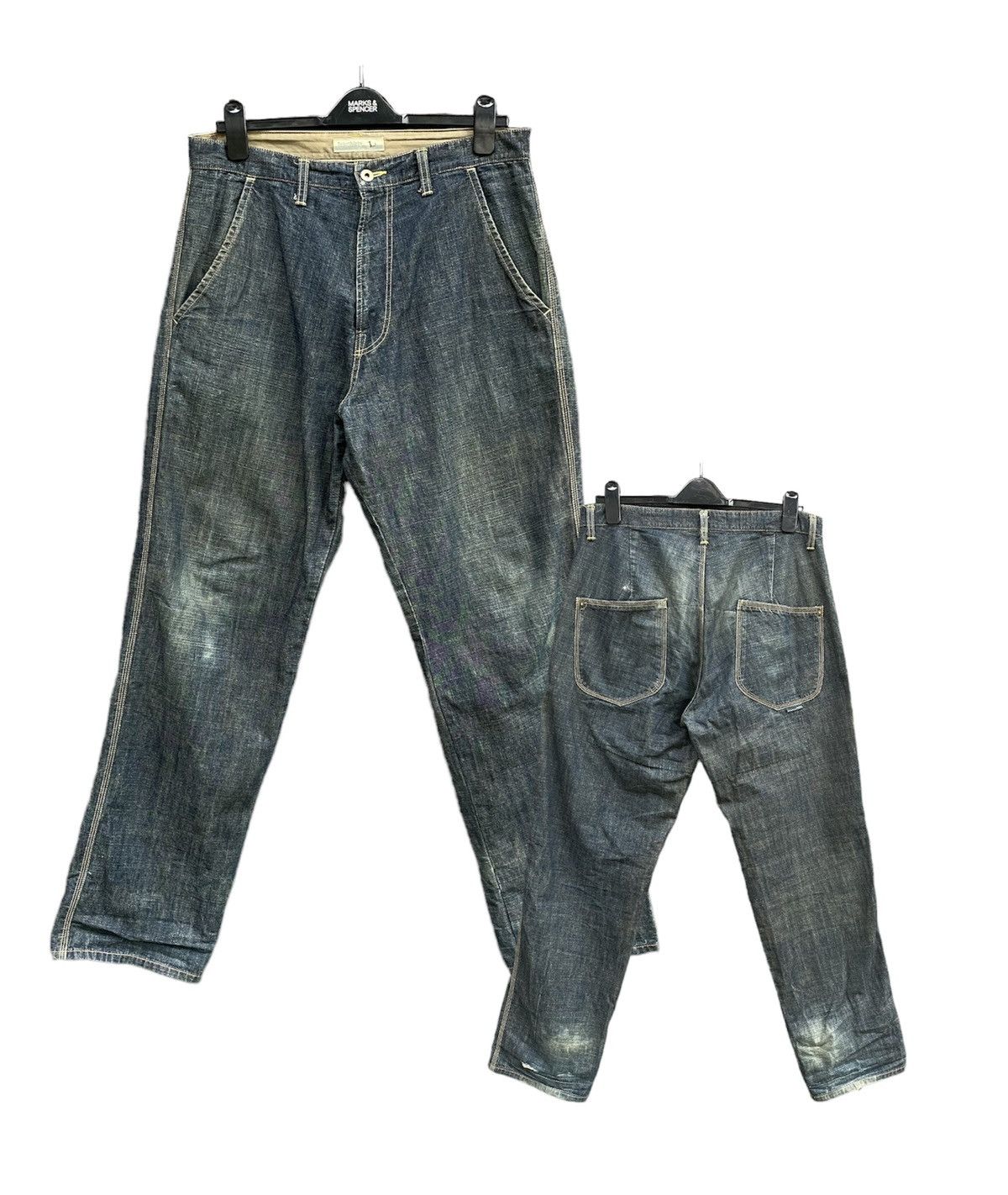 Japanese Brand Japanese Streetwear Brand Fourthirty Jeans Size US 34 / EU 50 - 1 Thumbnail