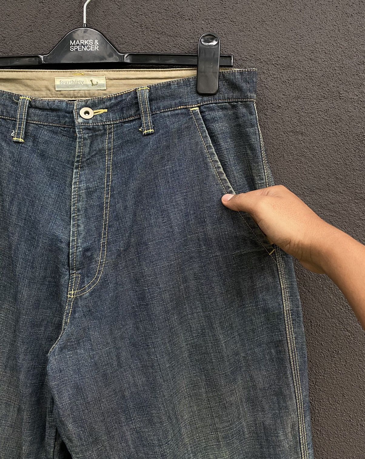 Japanese Brand Japanese Streetwear Brand Fourthirty Jeans Size US 34 / EU 50 - 7 Thumbnail