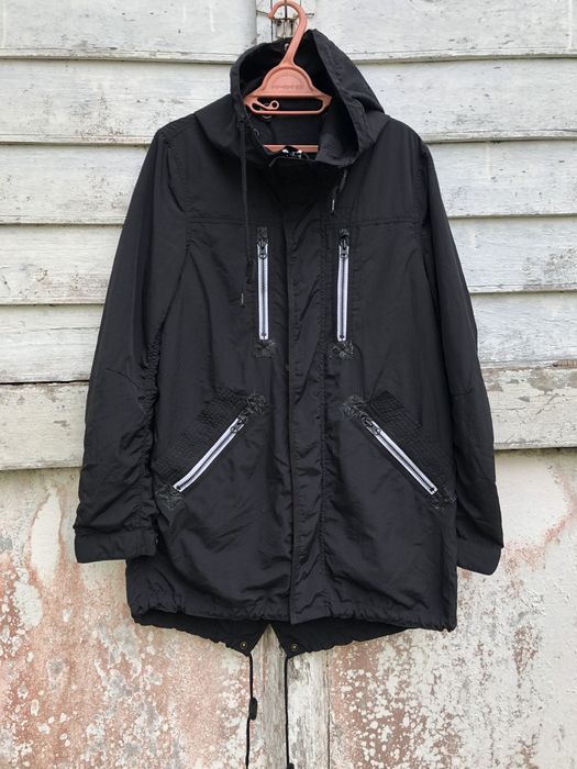 Military JAPANESE DELINGQUENT BAGARCH CROSS LOGO FISHTAIL PARKA | Grailed