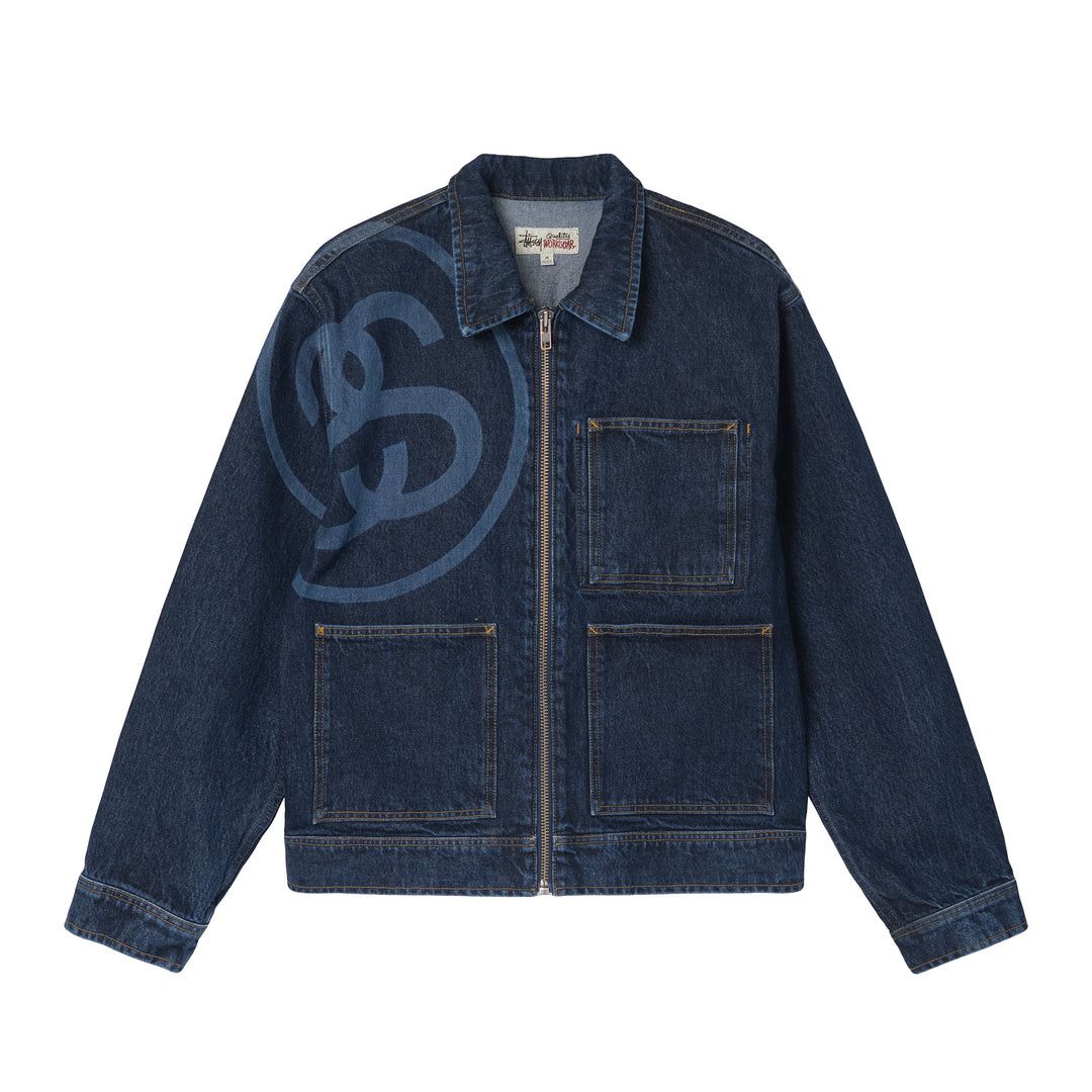 Stussy STUSSY SS-LINK ZIP WORK JACKET | Grailed