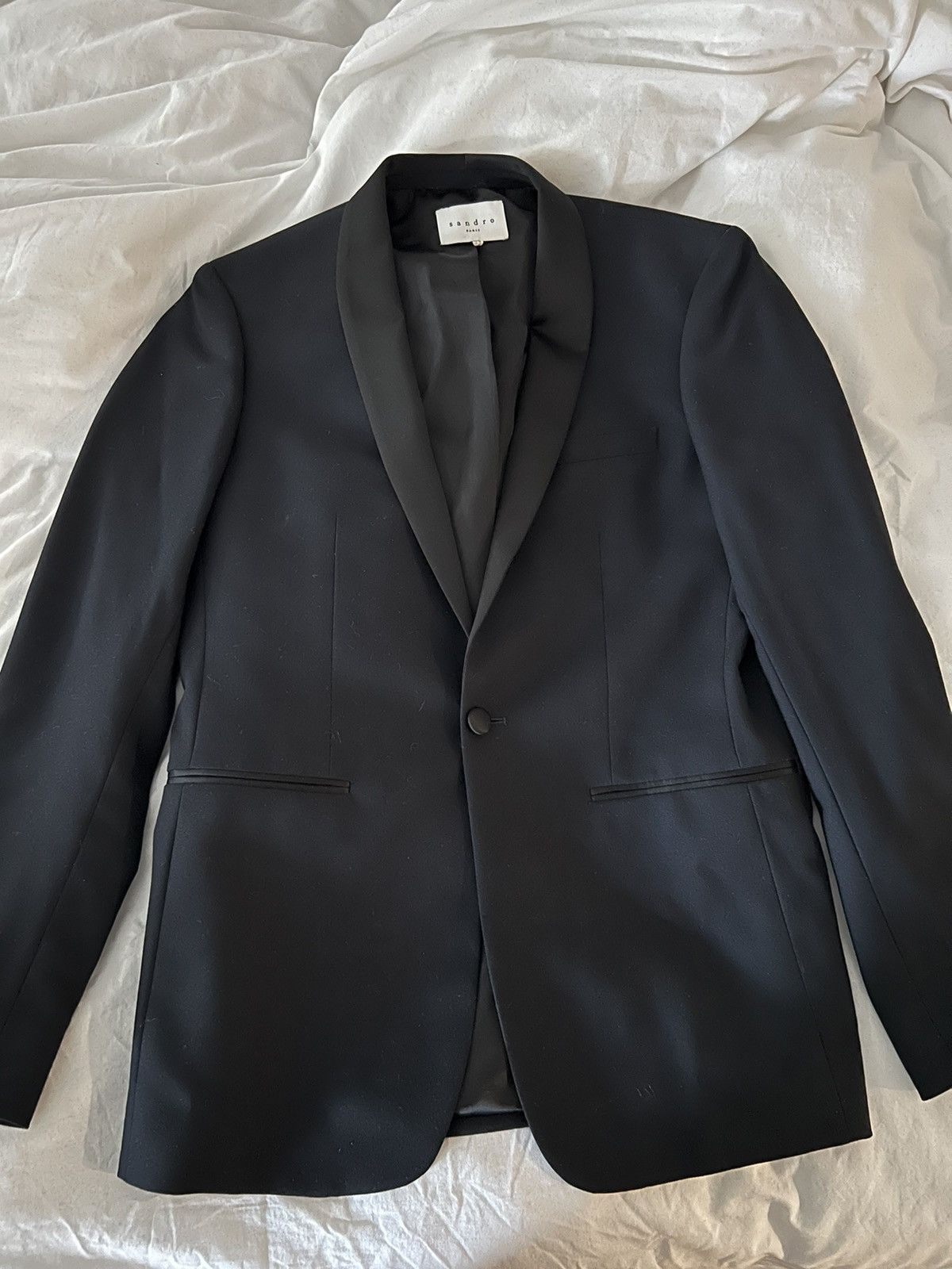 Sandro Sandro Shawl Collar Blazer Size 38R - 1 Thumbnail