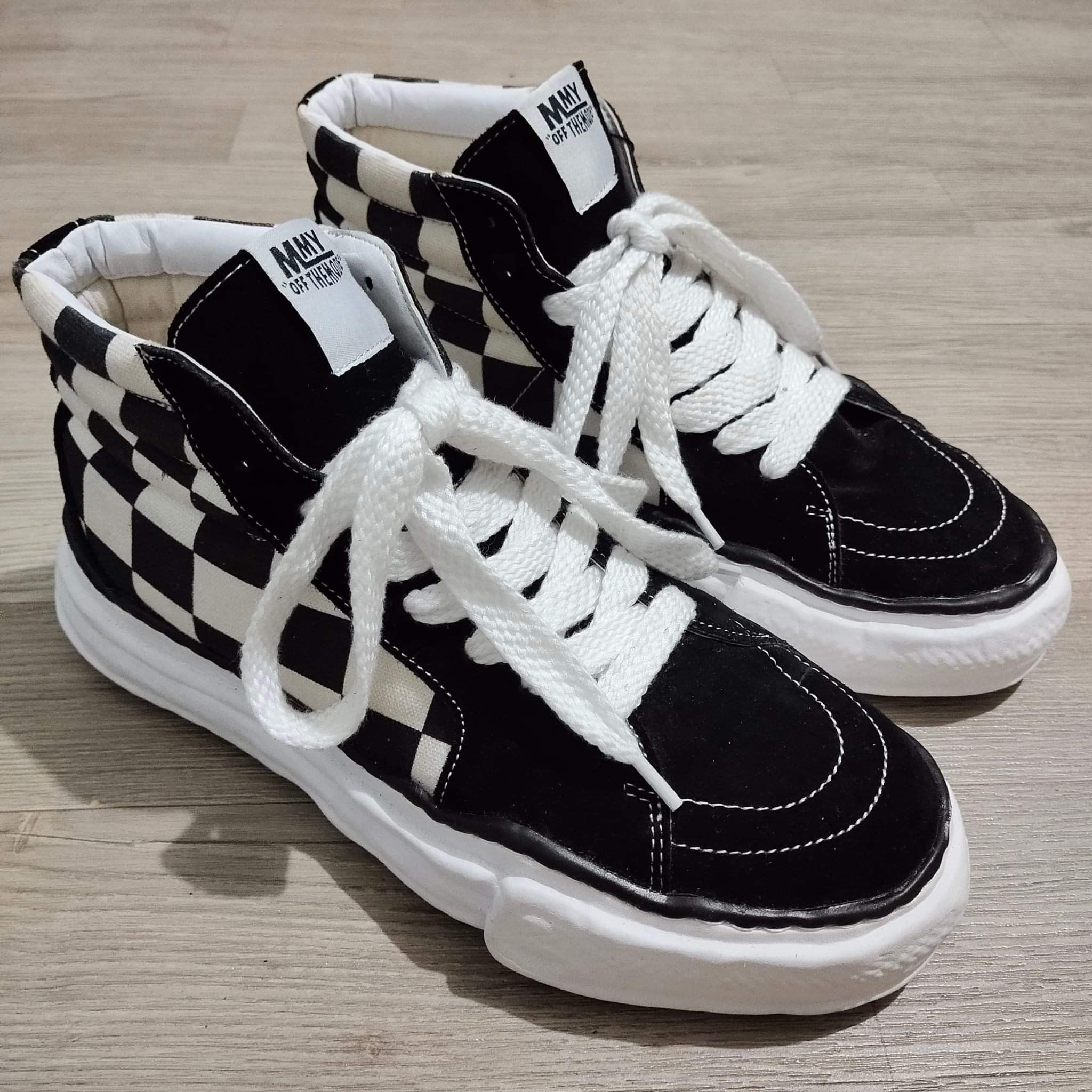 Miharayasuhiro MAISONMIHARAYASUHIRO - F/W 19 - Vans Sk8-Hi Checkerboard |  Grailed