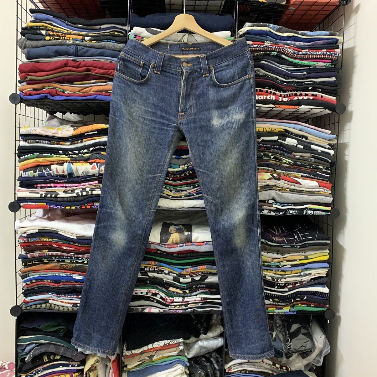 Designer × Nudie Jeans NUDIE JEANS SLIM JIM MADE IN ITALY Size US 31 - 1 Thumbnail
