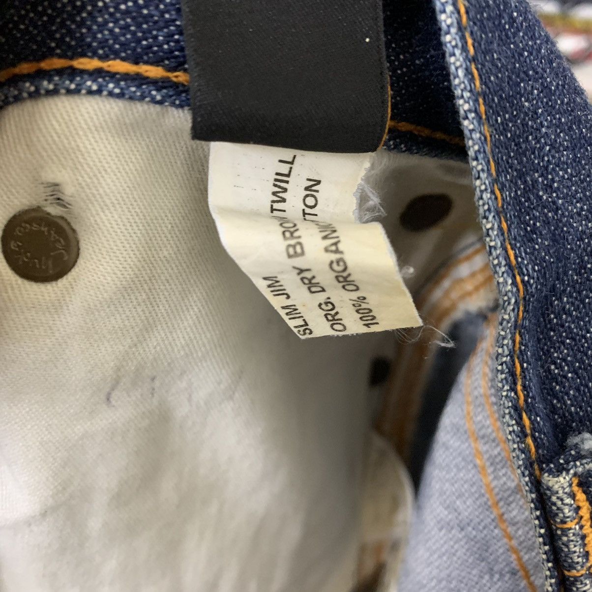 Designer × Nudie Jeans NUDIE JEANS SLIM JIM MADE IN ITALY Size US 31 - 13 Thumbnail