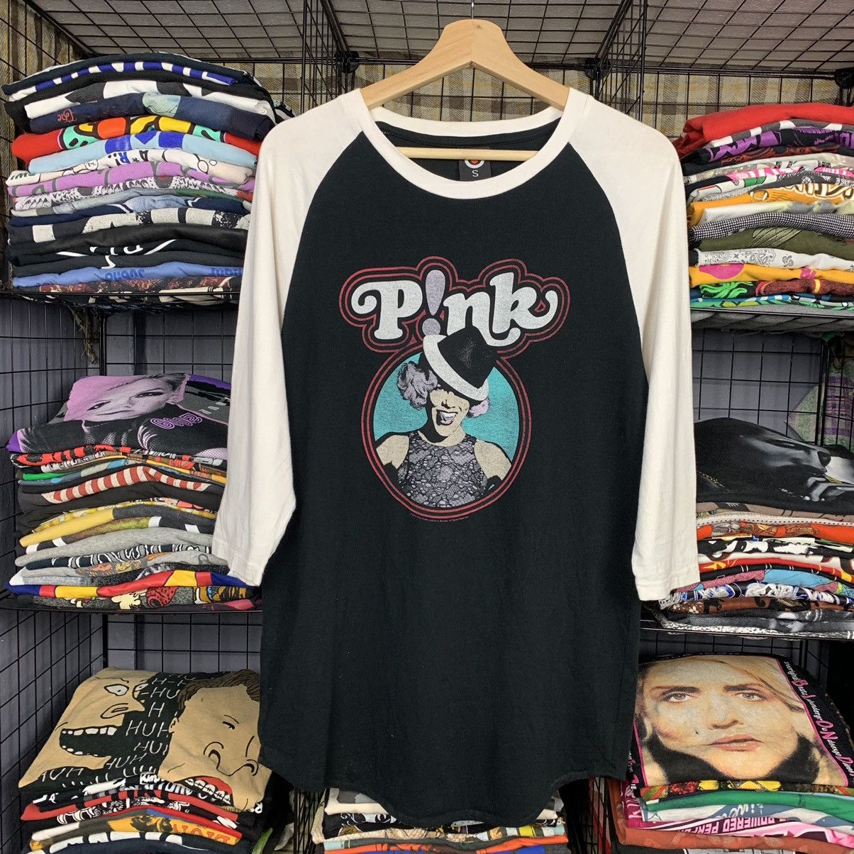 Band Tees × Pink PINK 3q shirt Size US S / EU 44-46 / 1 - 1 Thumbnail