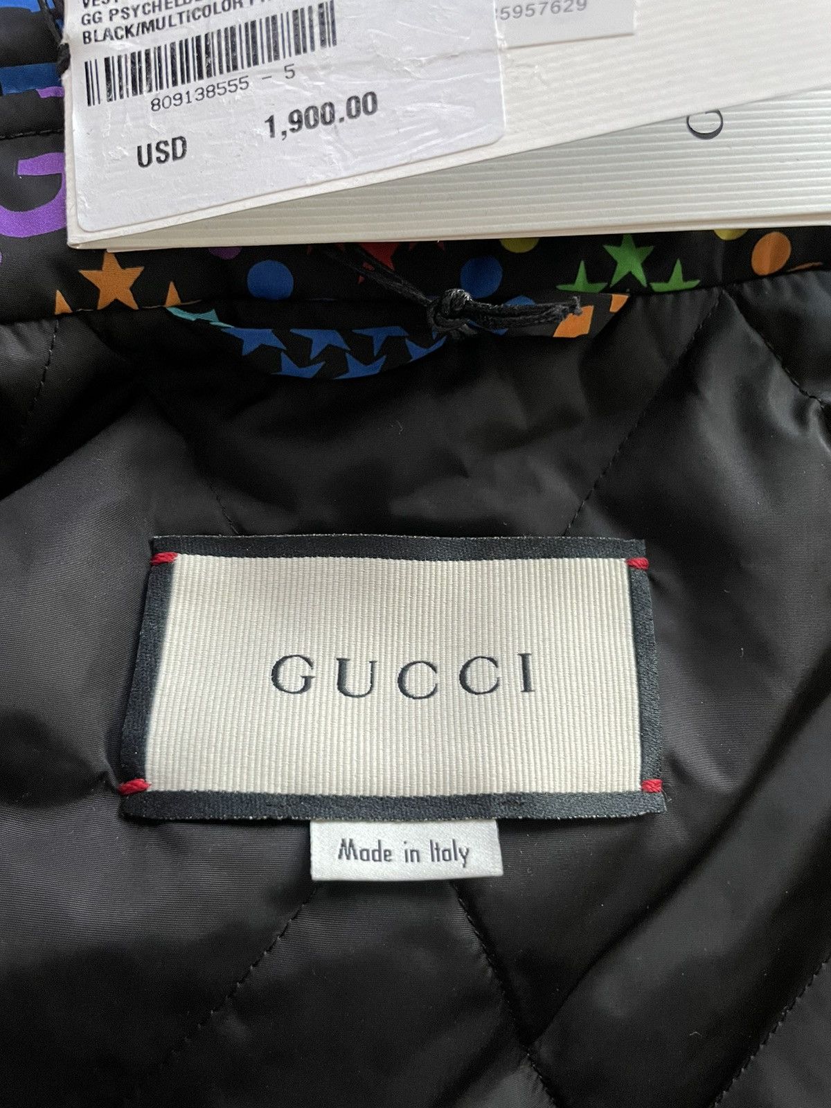 Gucci $2,200 Value Super Runway Gucci Limited Edition Logo Vest Size US XXL / EU 58 / 5 - 6 Thumbnail