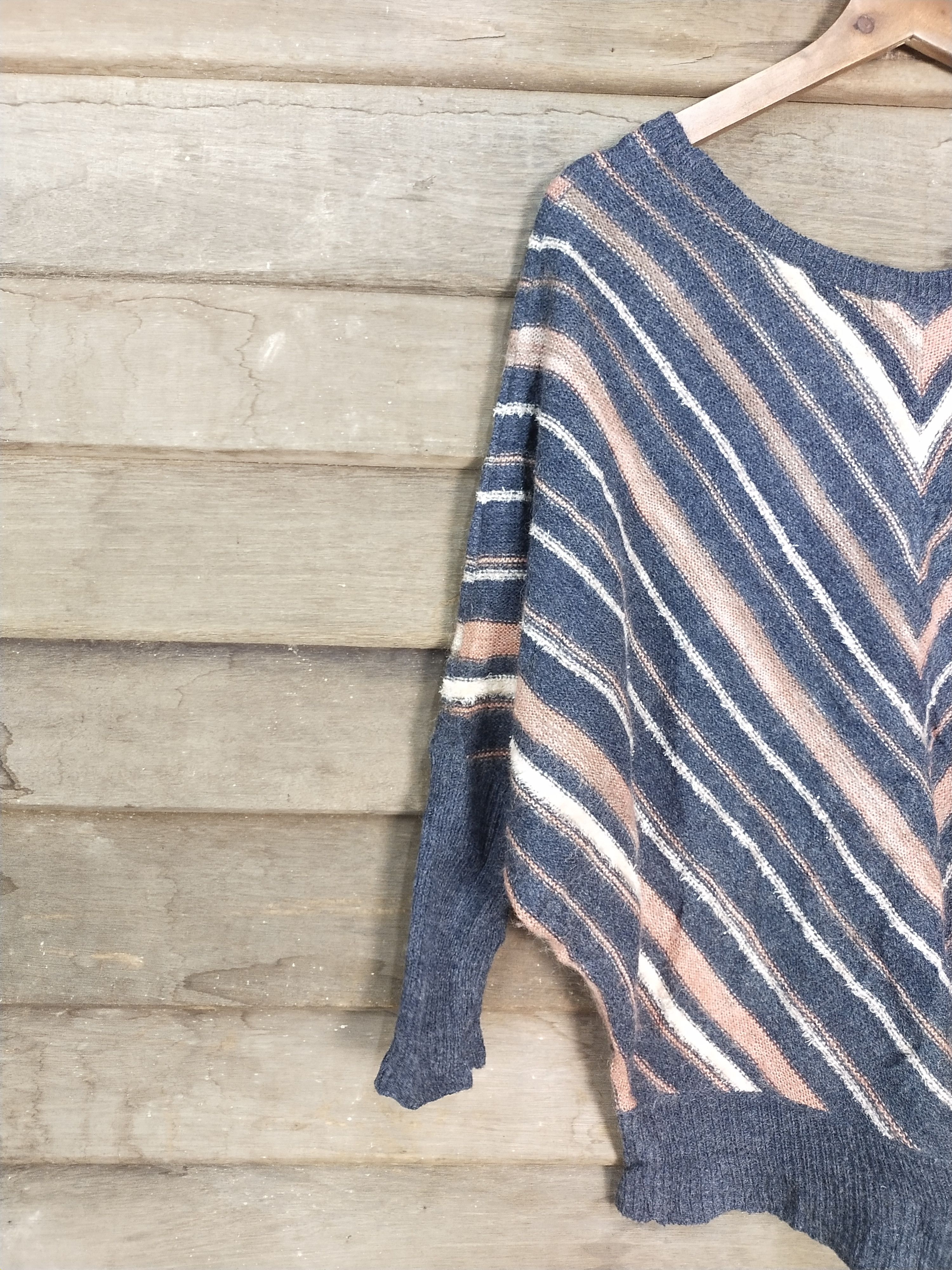 Vintage Pageboy three colour stripe knitwear #S200 Size M / US 6-8 / IT 42-44 - 10 Thumbnail