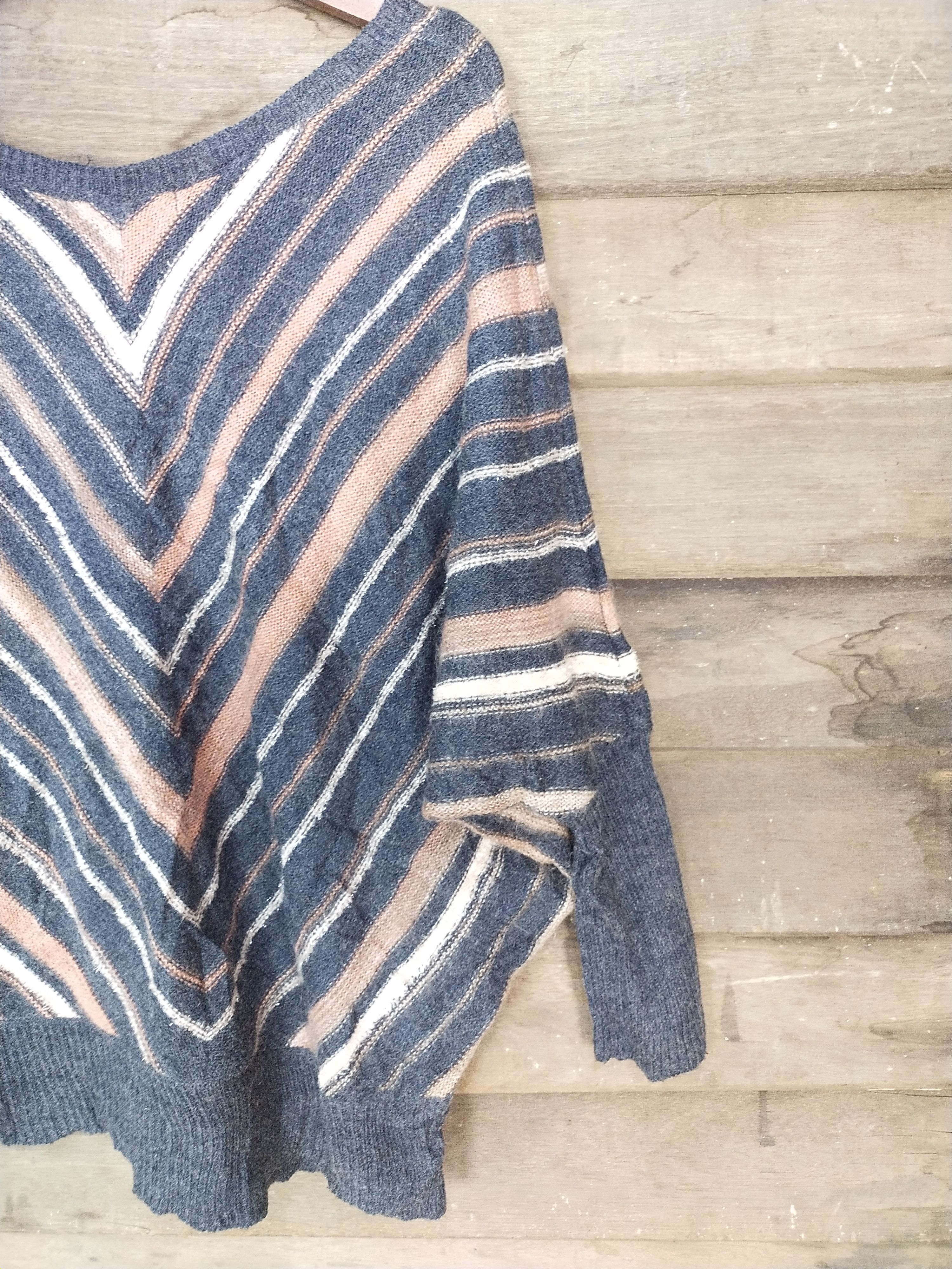 Vintage Pageboy three colour stripe knitwear #S200 Size M / US 6-8 / IT 42-44 - 9 Thumbnail