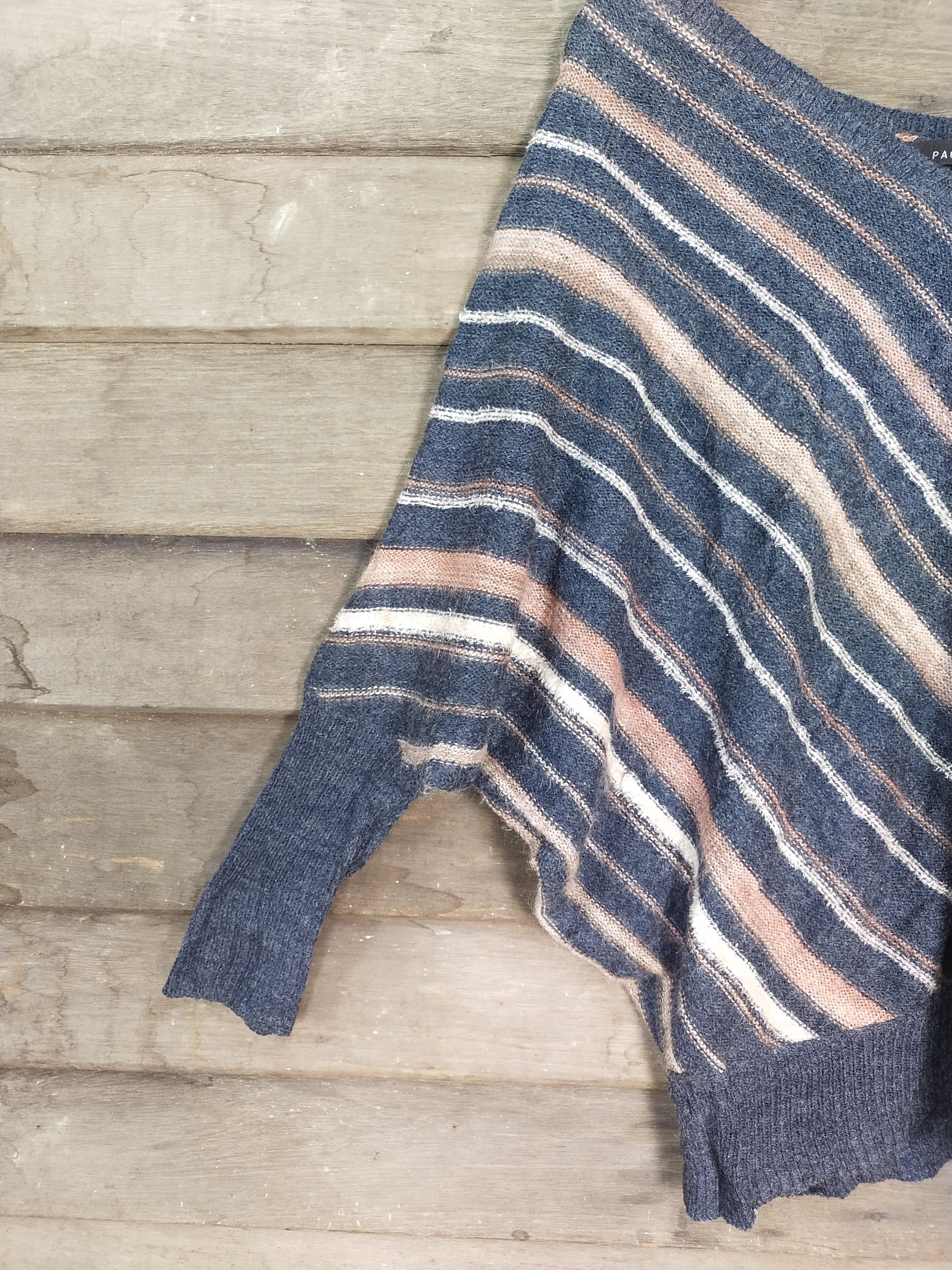 Vintage Pageboy three colour stripe knitwear #S200 Size M / US 6-8 / IT 42-44 - 4 Thumbnail