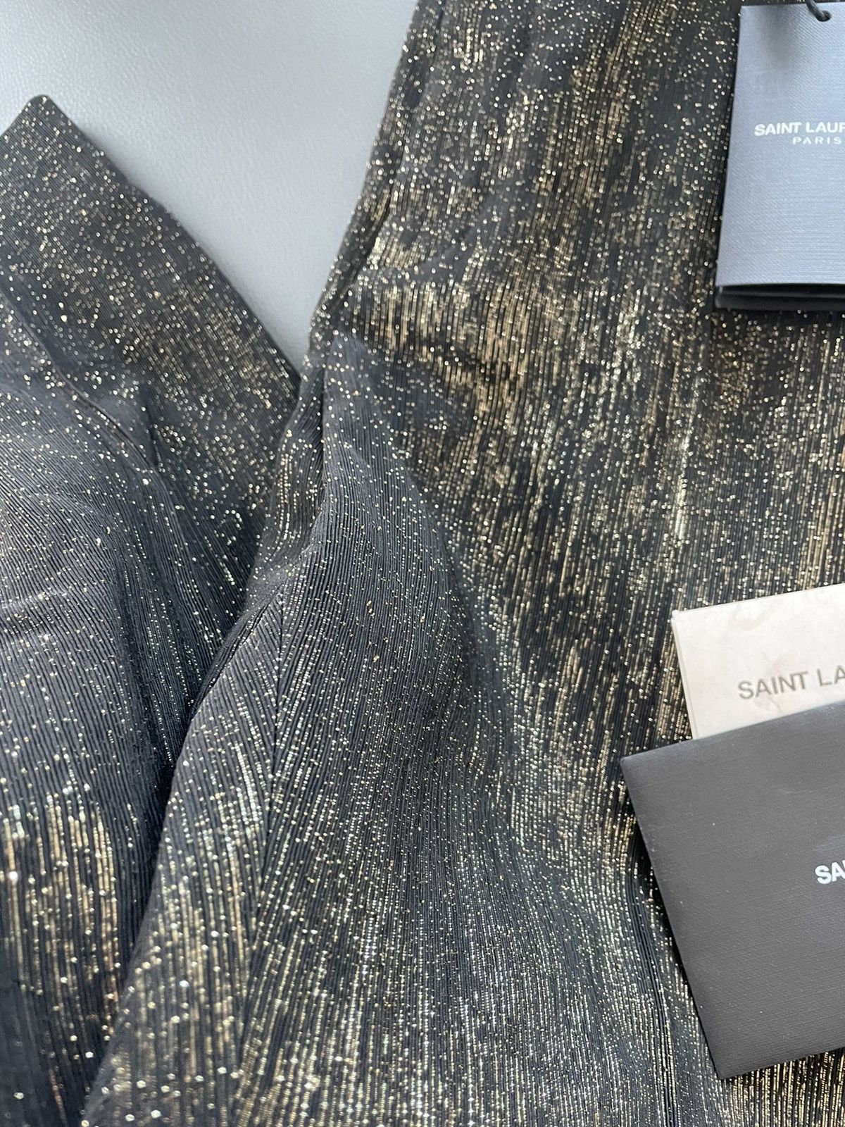 Hedi Slimane × Saint Laurent Paris × Yves Saint Laurent Brand NEW Rare $2,750 Super Runway Pure Silk Dress Pant Size US 31 - 21 Thumbnail