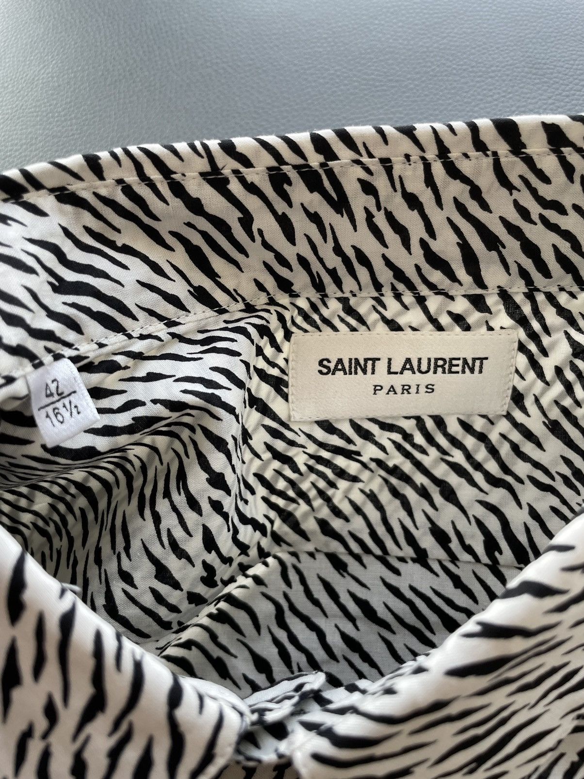 Hedi Slimane × Saint Laurent Paris × Yves Saint Laurent Super Runway Limited Edition Saint Laurent Shirt Brand New Size US L / EU 52-54 / 3 - 13 Thumbnail