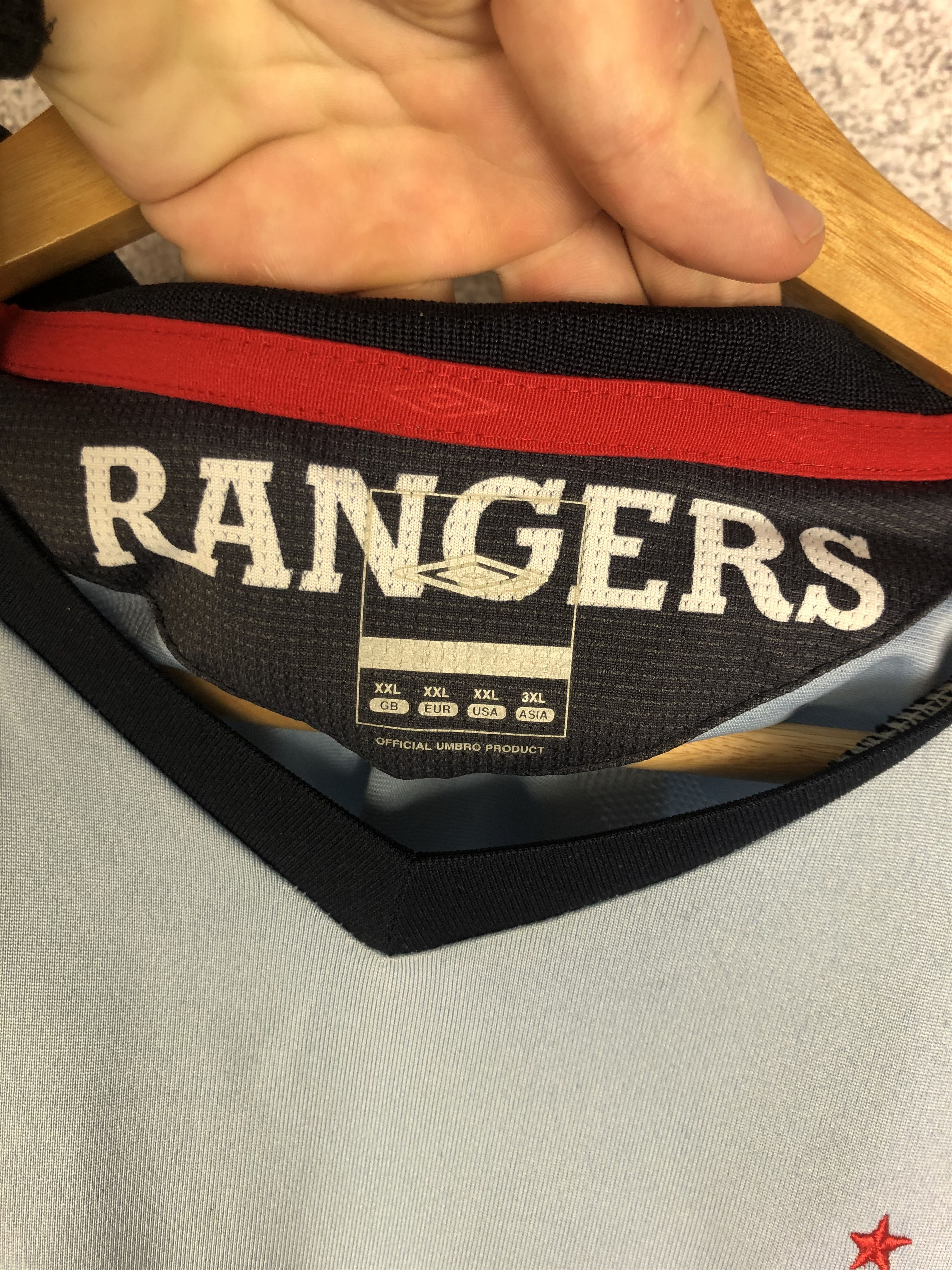 Umbro FC Rangers Vintage 2006 2007 Umbro Soccer Jersey Shirt Size US XXL / EU 58 / 5 - 8 Thumbnail