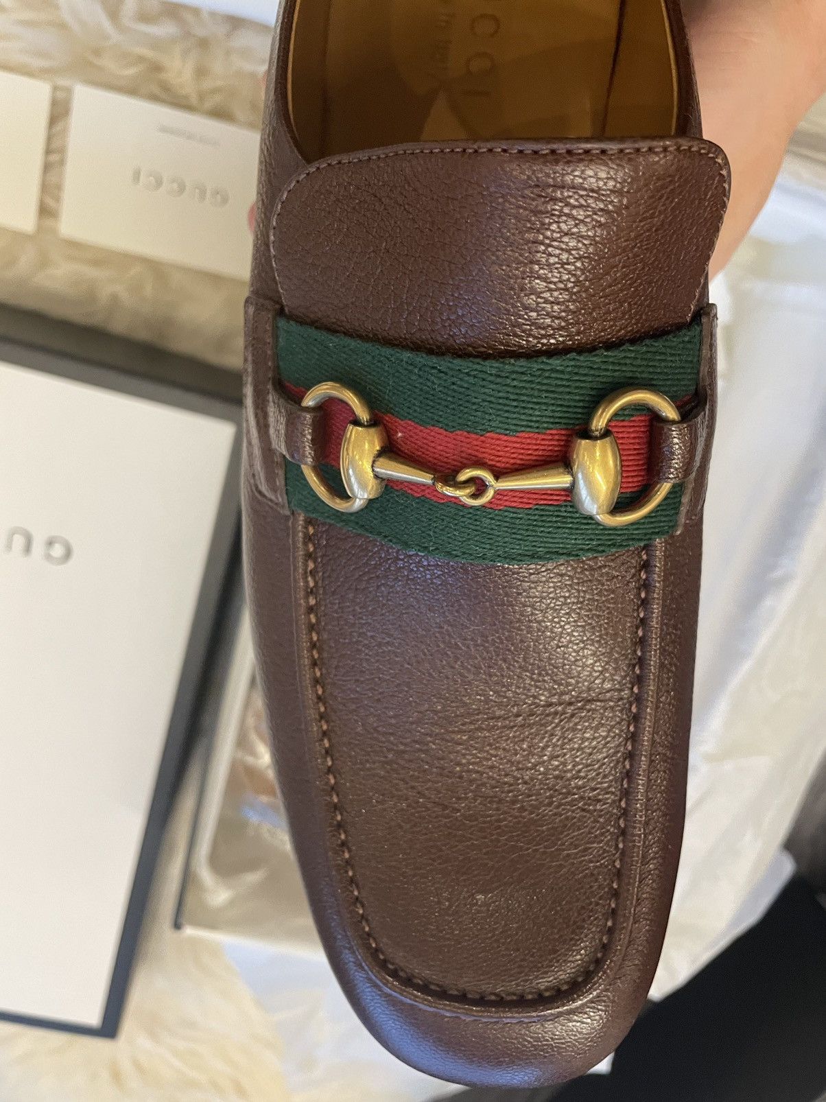 Gucci Iconic Super Classic Limited Havely Kid Leather Loafers New Size US 10.5 / EU 43-44 - 15 Thumbnail