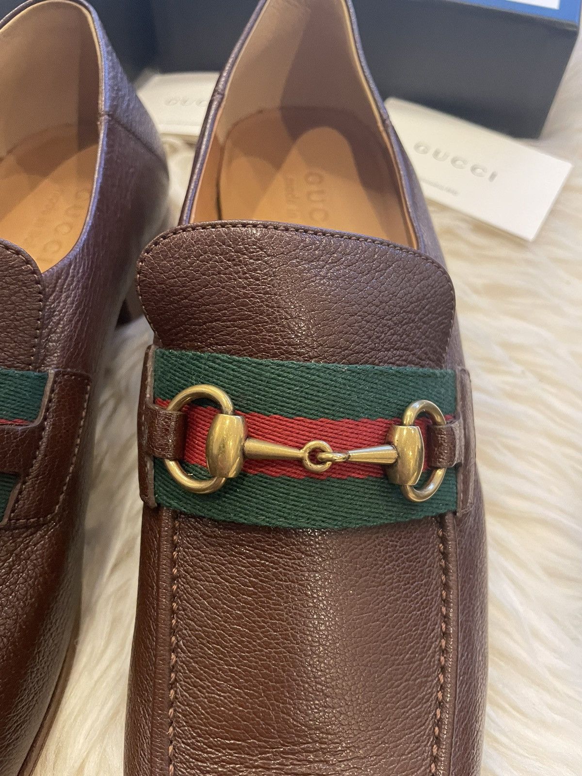 Gucci Iconic Super Classic Limited Havely Kid Leather Loafers New Size US 10.5 / EU 43-44 - 17 Thumbnail