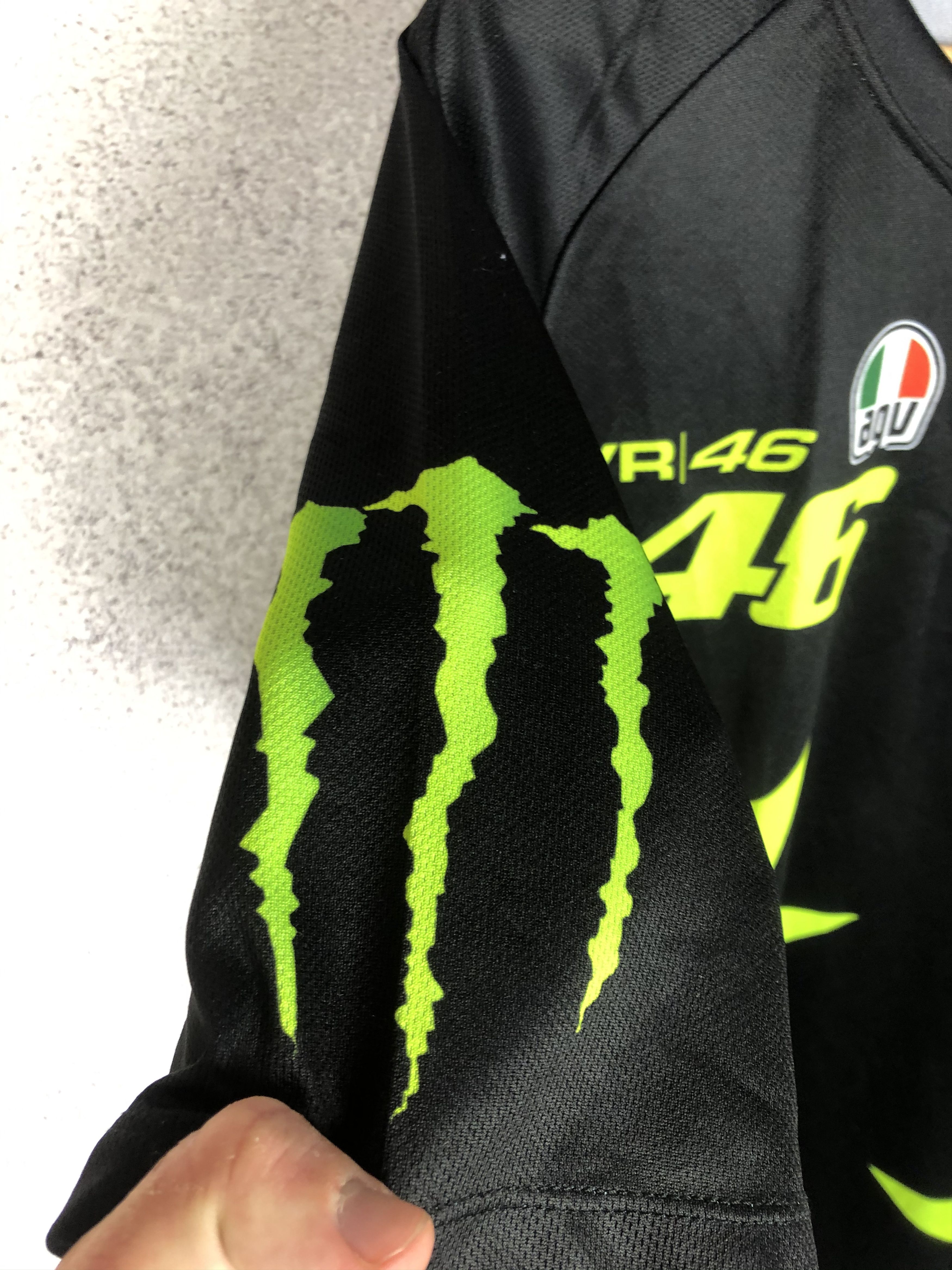 Vintage VR46 Valentino Rossi Monster Energy Racing T Shirt Size US XL / EU 56 / 4 - 4 Thumbnail