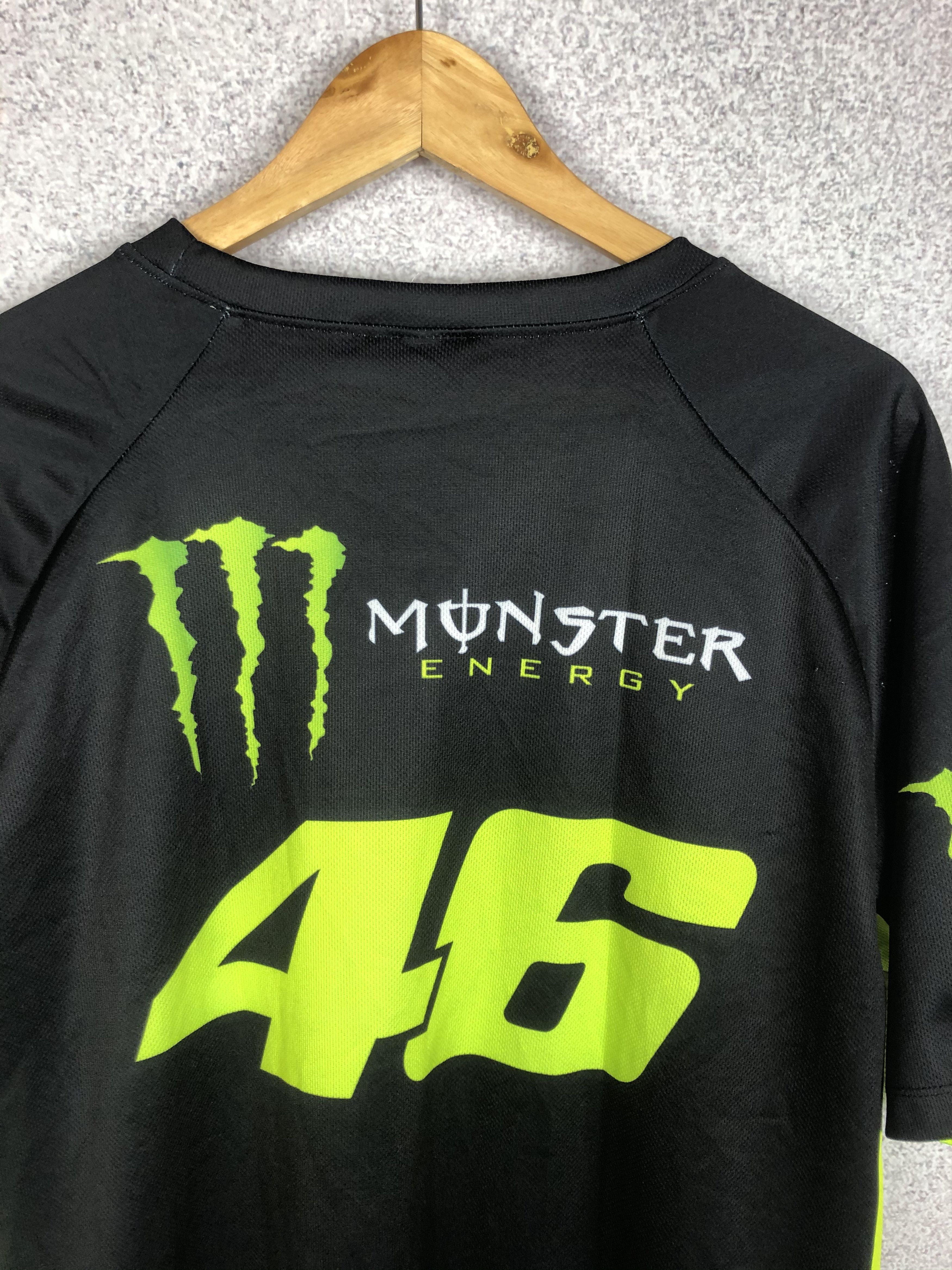 Vintage VR46 Valentino Rossi Monster Energy Racing T Shirt Size US XL / EU 56 / 4 - 3 Thumbnail