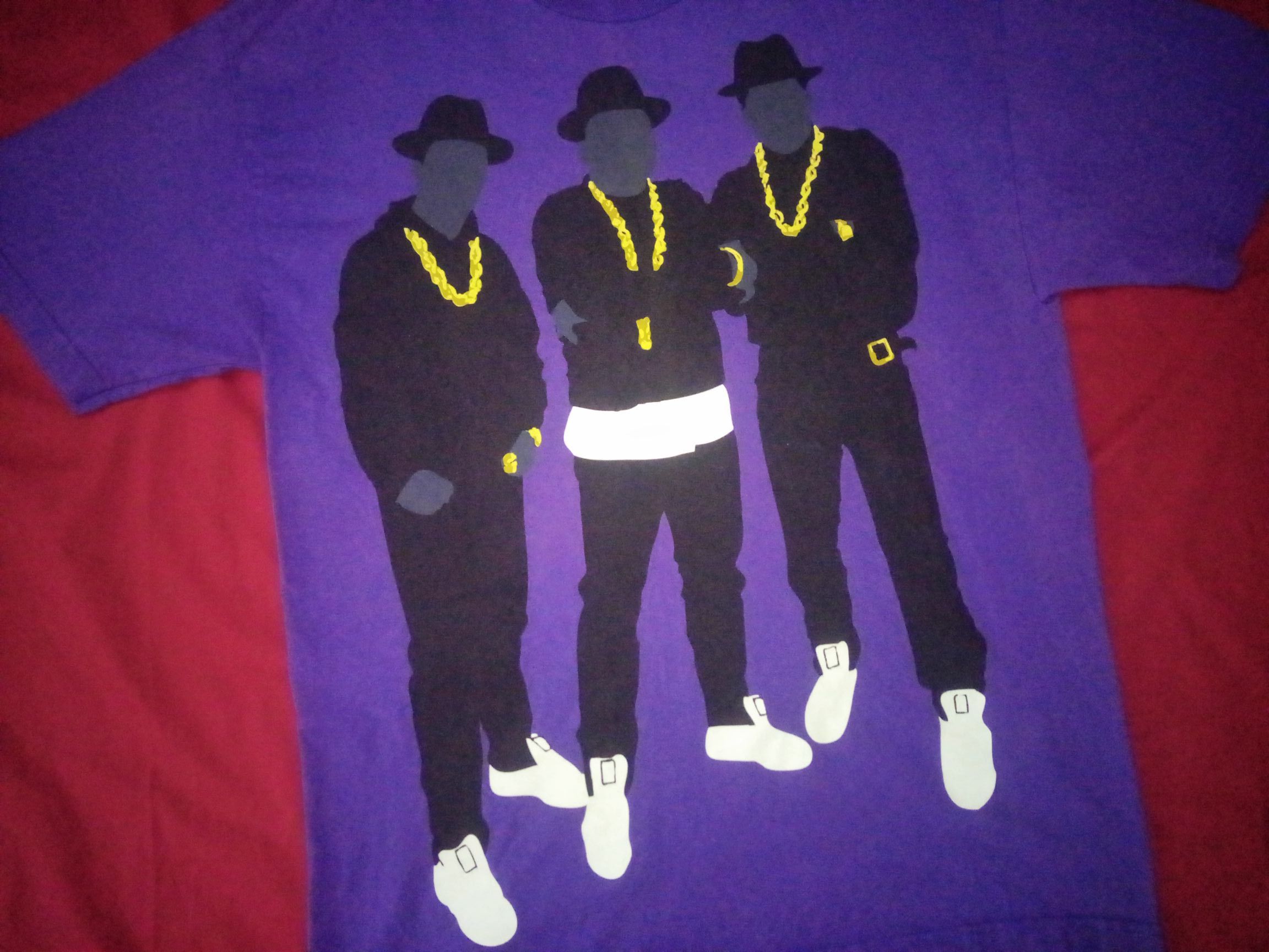 Anchor Blue Y2K Anchor Blue Run DMC tshirt band music icon rapper hiphop Size US L / EU 52-54 / 3 - 1 Thumbnail