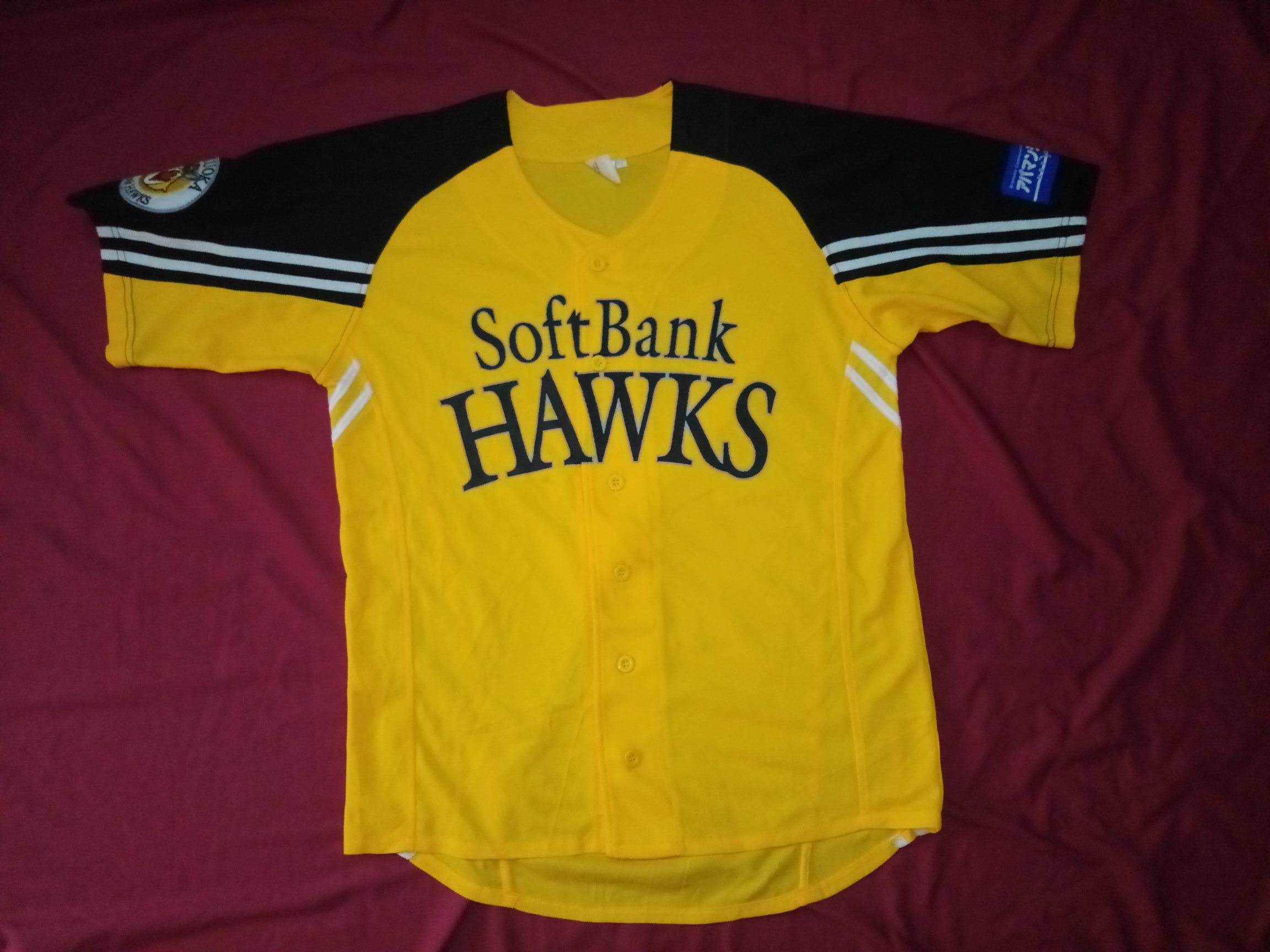 Japanese Brand × MLB × Vintage NBP SoftBank Hawks jersey baseball japan mlb Size US L / EU 52-54 / 3 - 2 Thumbnail