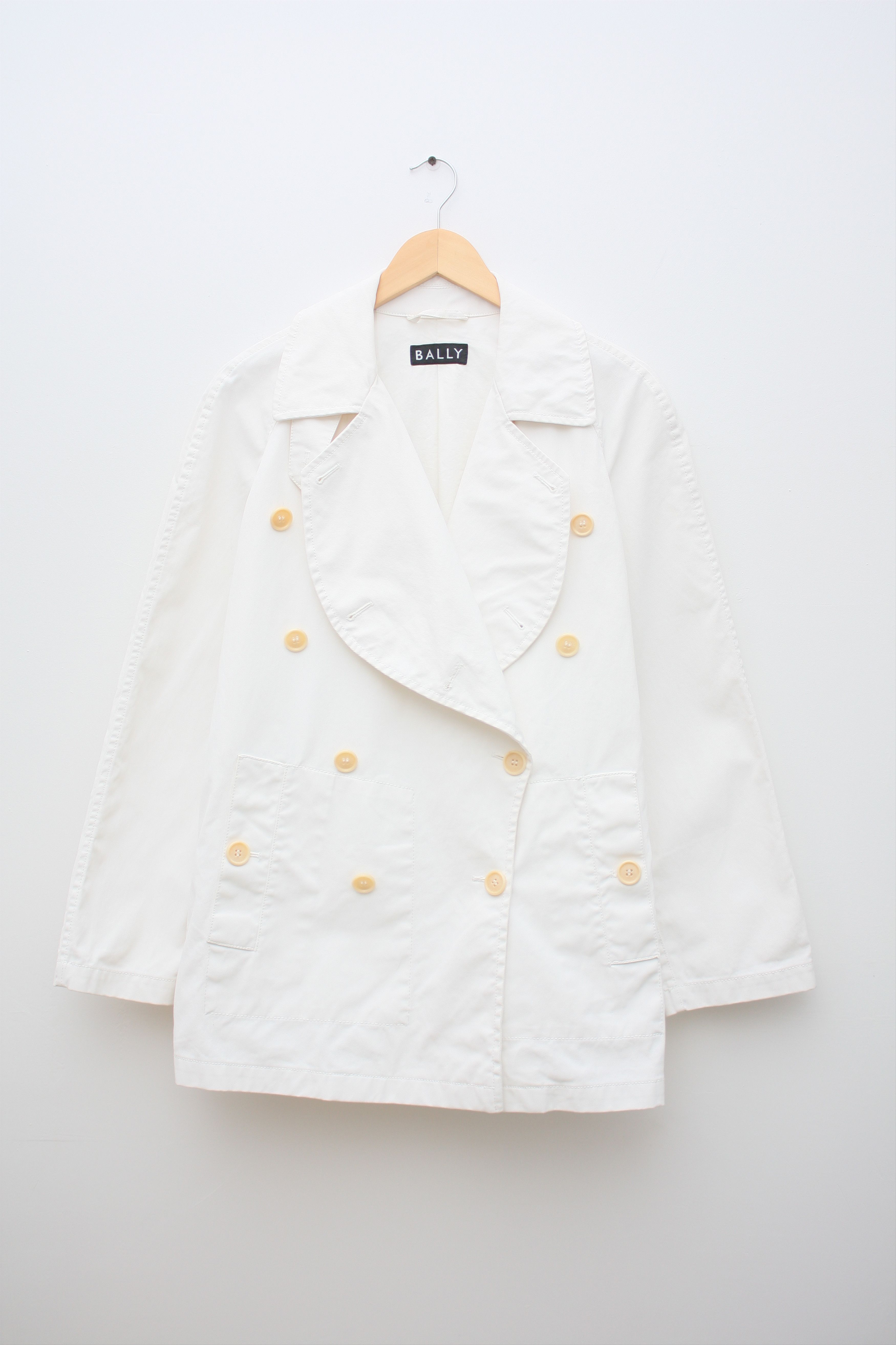 Bally Bally White Blazer Jacket Size 10 Size L / US 10 / IT 46 - 1 Thumbnail