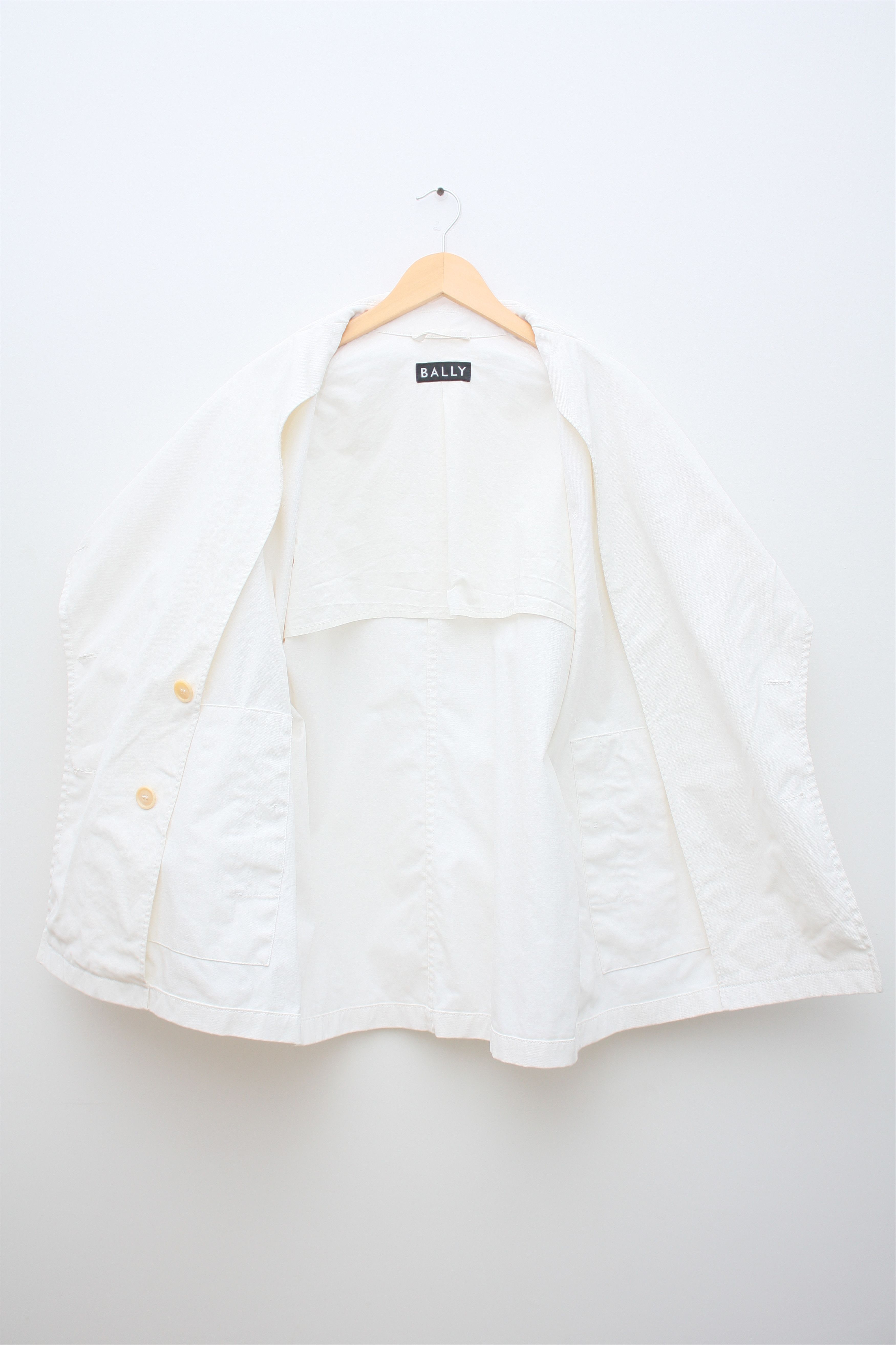 Bally Bally White Blazer Jacket Size 10 Size L / US 10 / IT 46 - 3 Thumbnail