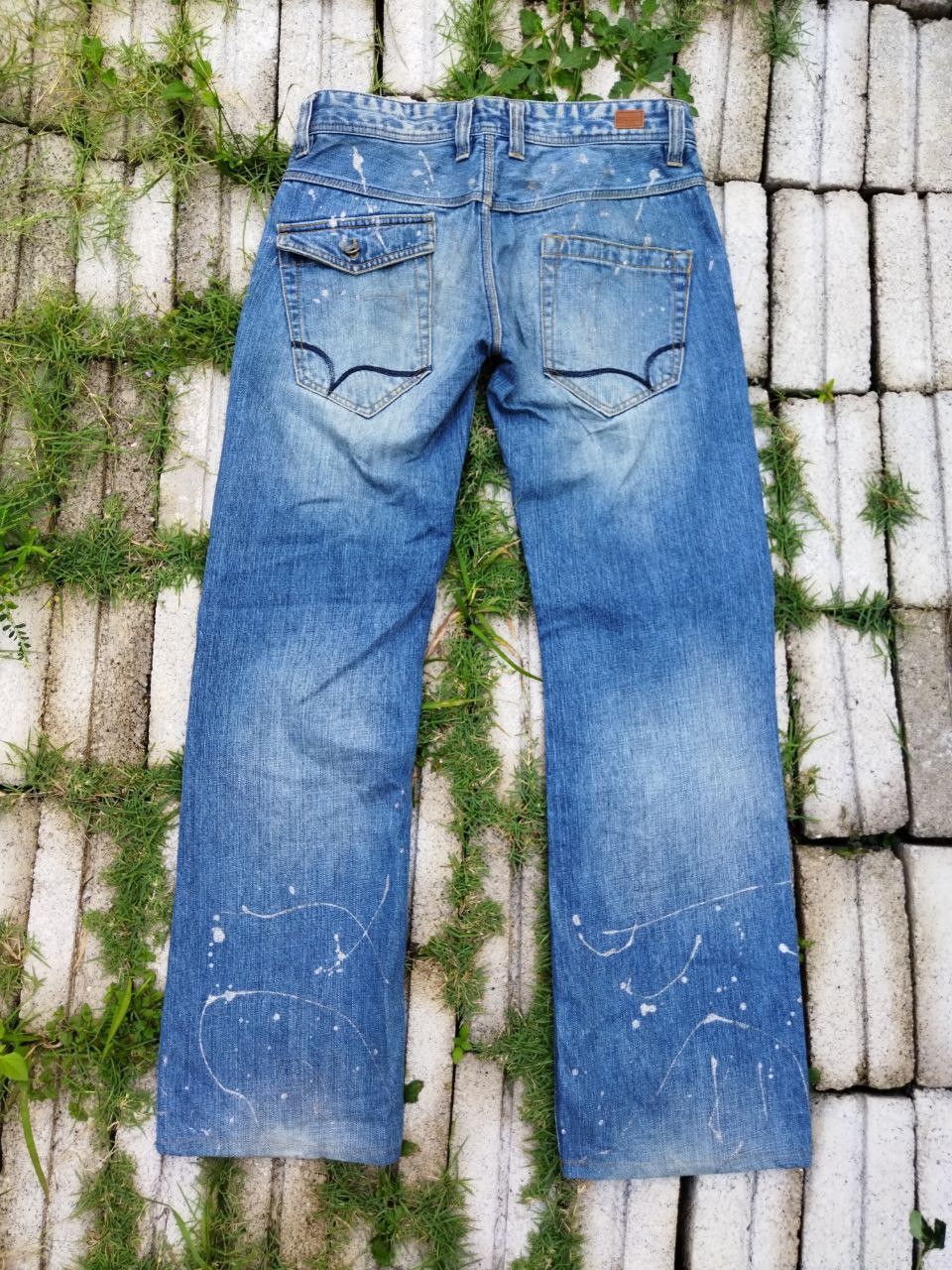 Nicole Club Vintage Nicole Club For Men Splatter Jeans Size US 33 - 7 Thumbnail