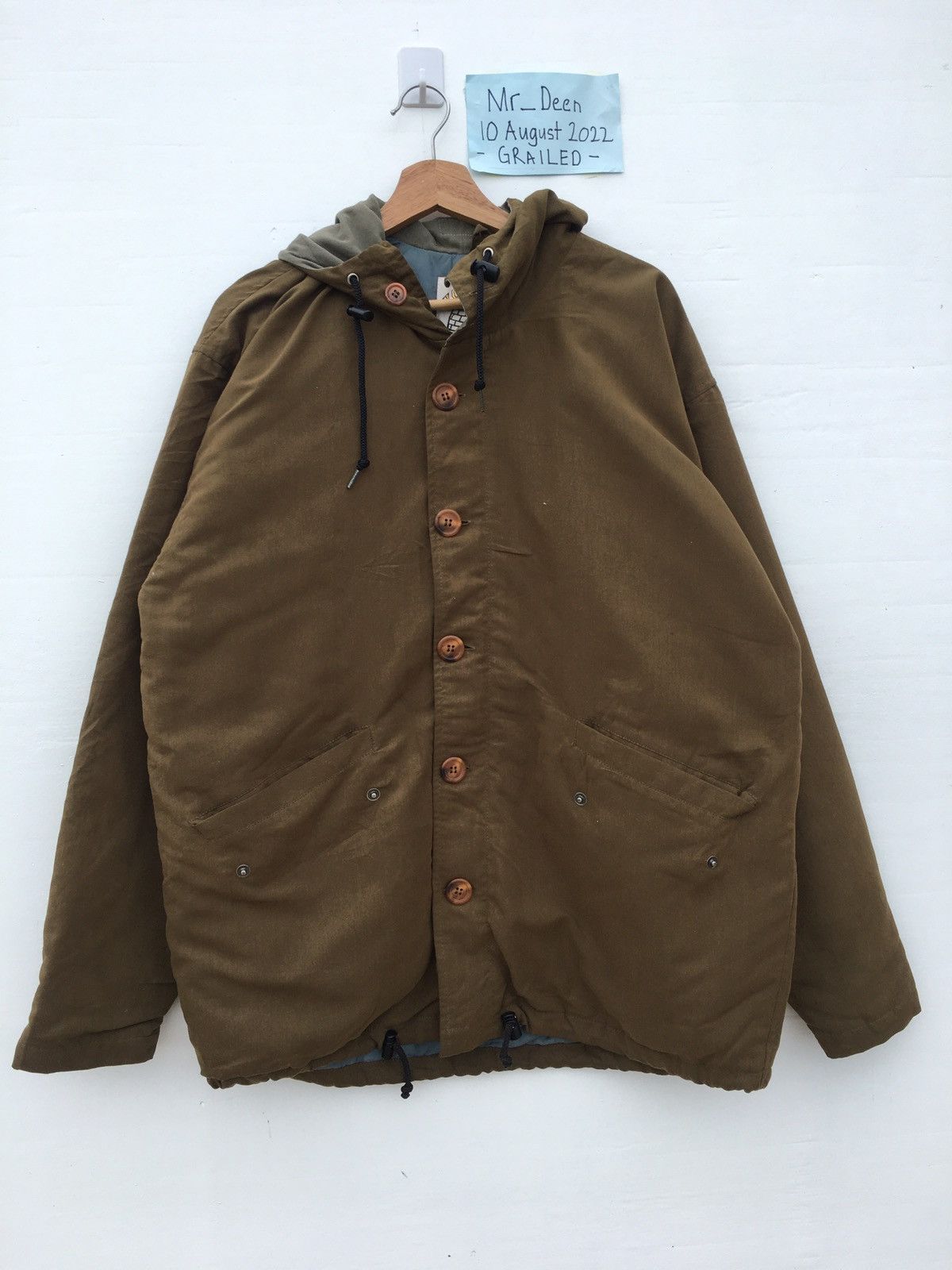 image of Vintage Volcom Padded Winter Jacket in Green, Men's (Size XL)