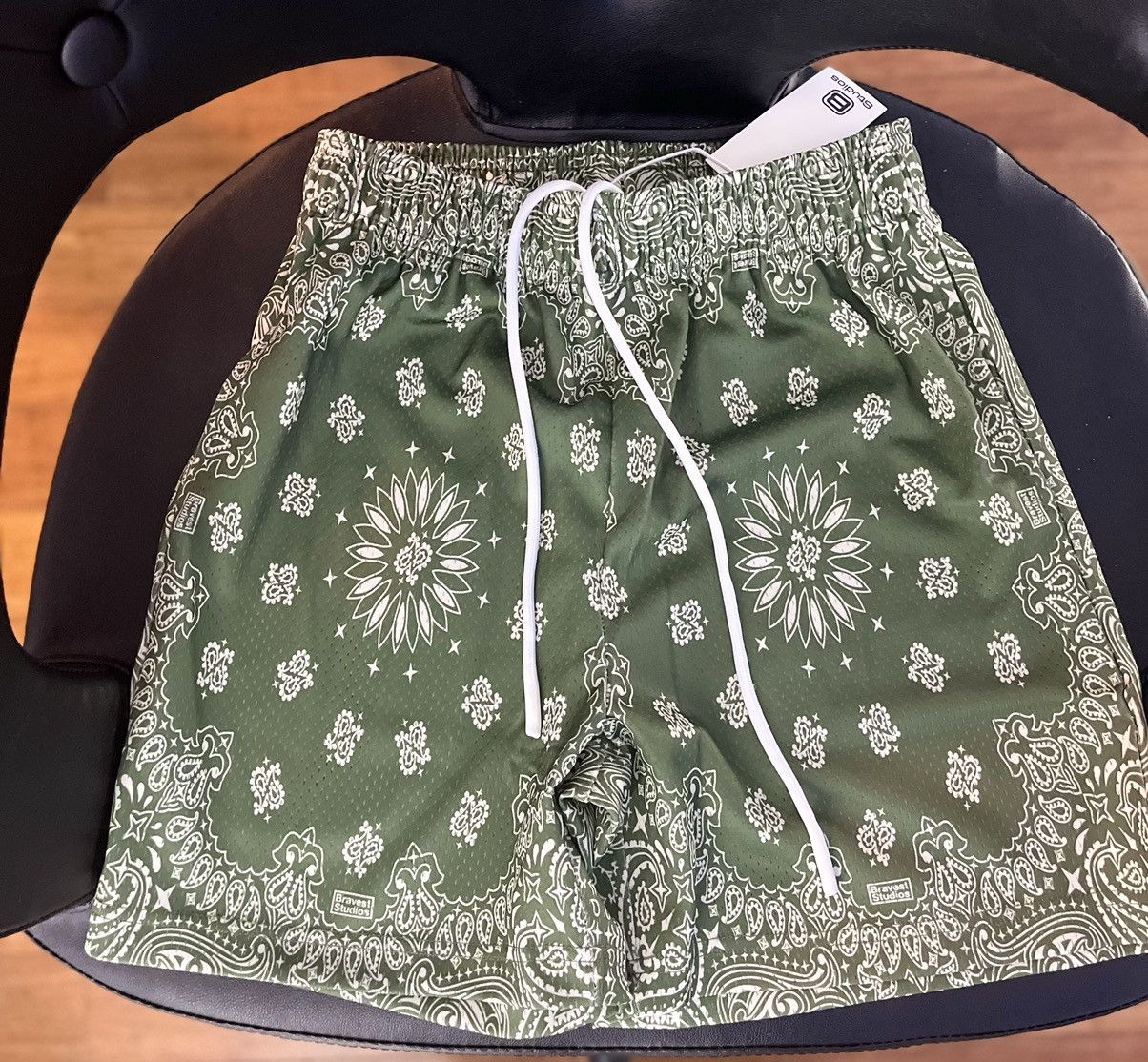 Bravest Studio Mens Shorts Size XXL Goyard Print Brand New With