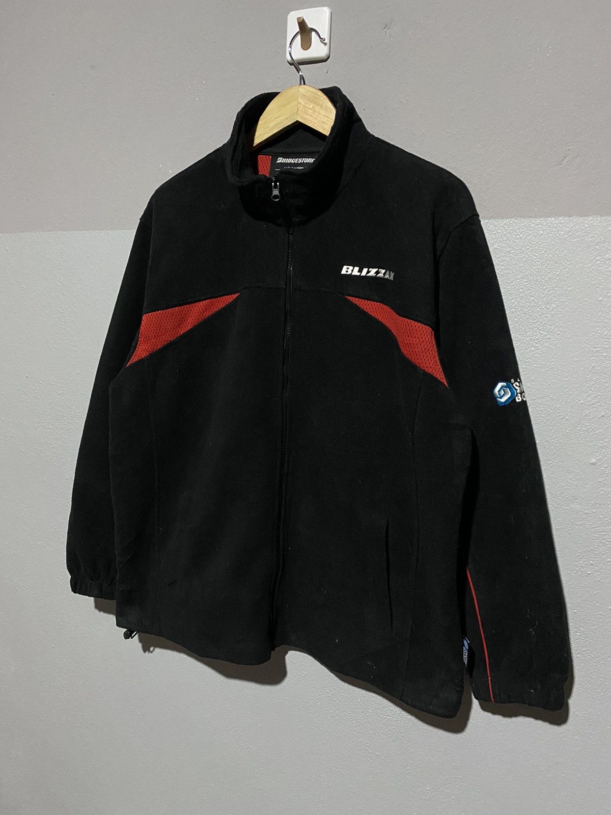 Japanese Brand × Salomon Vintage Bridgestone Blizzak x Salomon Snowboards Fleece Size US L / EU 52-54 / 3 - 3 Thumbnail