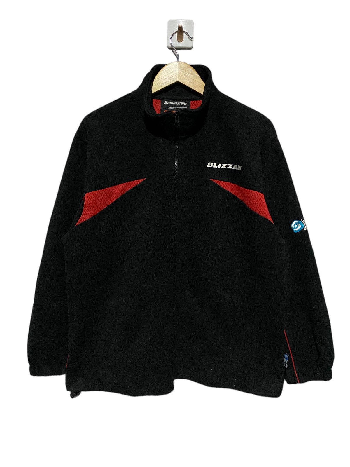 Japanese Brand × Salomon Vintage Bridgestone Blizzak x Salomon Snowboards Fleece Size US L / EU 52-54 / 3 - 1 Thumbnail