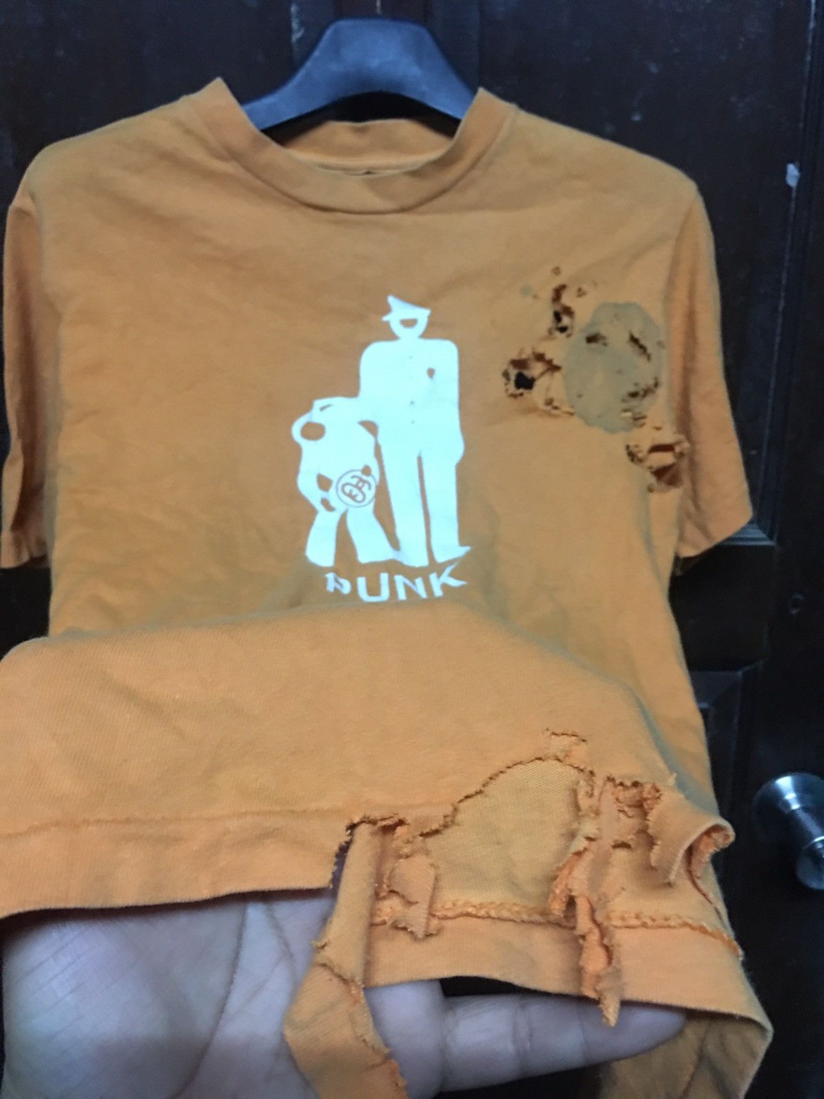 Stussy Holly grail 🔥 vintage STUSSY PUNK distressed design unique Size US S / EU 44-46 / 1 - 2 Thumbnail