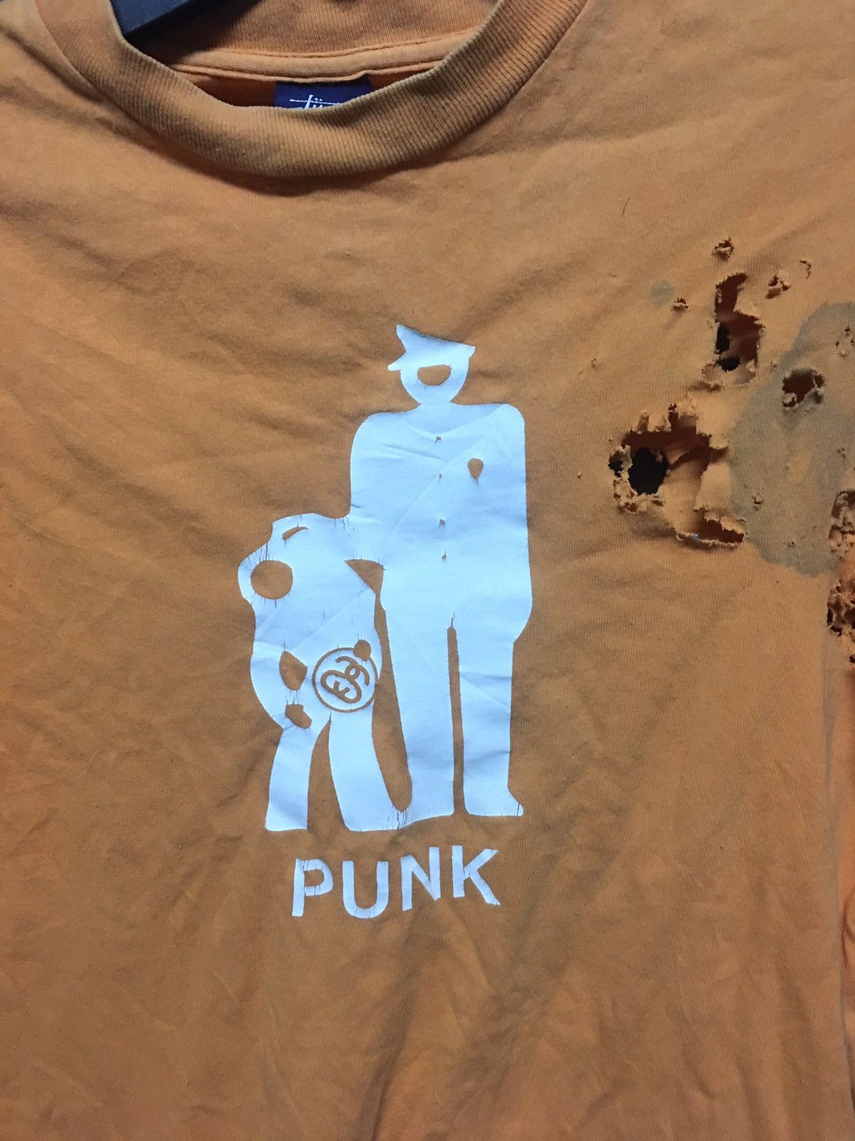 Stussy Holly grail 🔥 vintage STUSSY PUNK distressed design unique Size US S / EU 44-46 / 1 - 5 Thumbnail