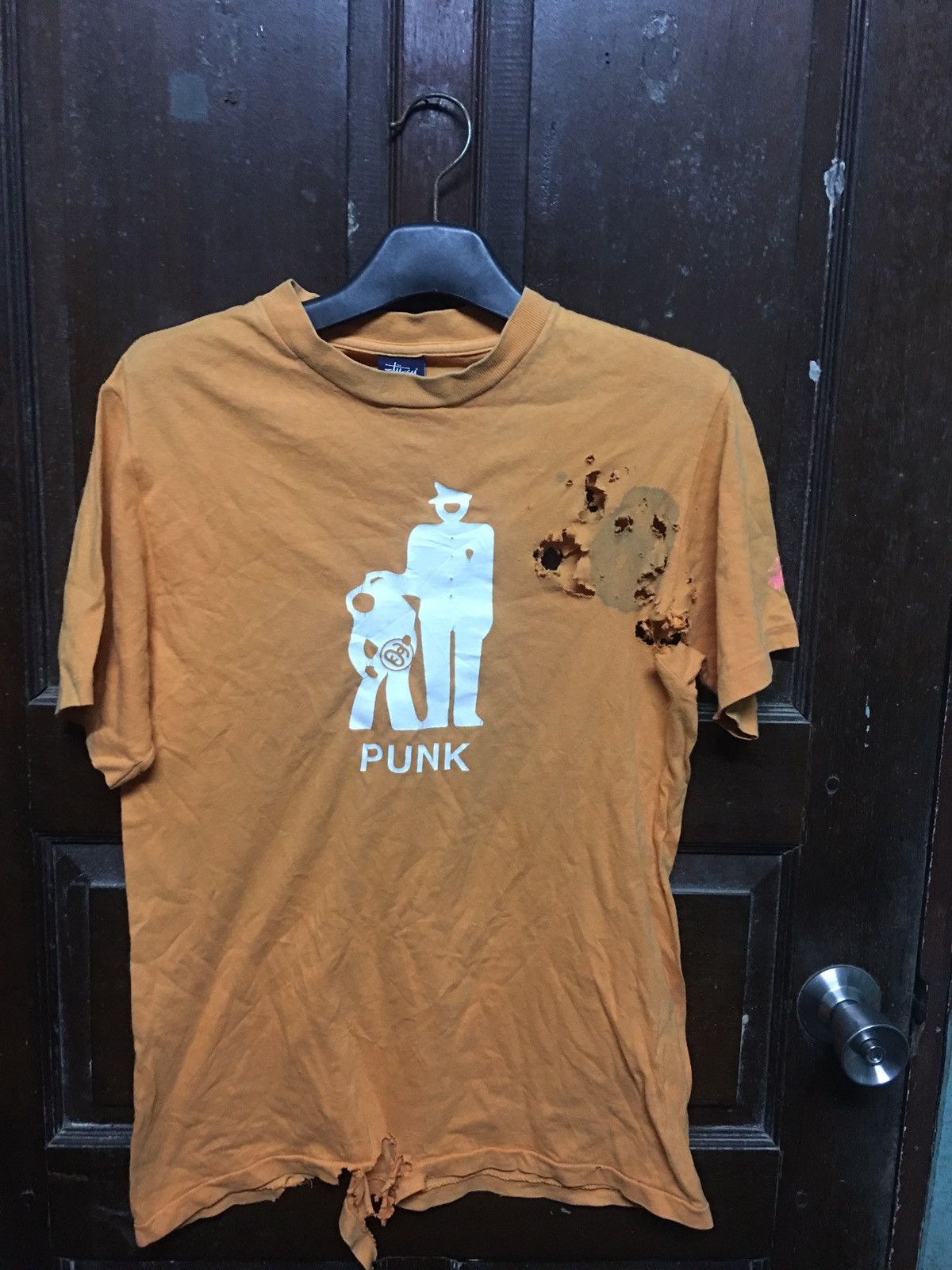 Stussy Holly grail 🔥 vintage STUSSY PUNK distressed design unique Size US S / EU 44-46 / 1 - 1 Thumbnail