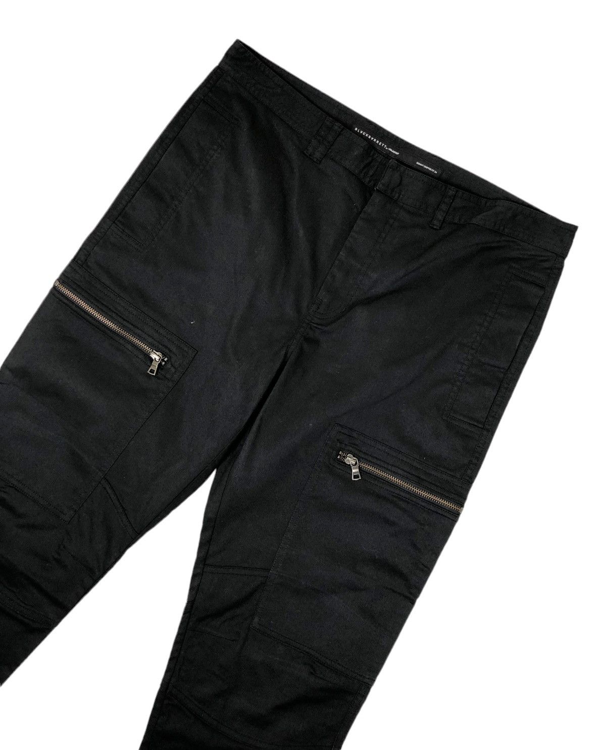 Neil Barrett Black Barrett by Neil Barrett Skinny Cropped Pants Size US 34 / EU 50 - 5 Thumbnail