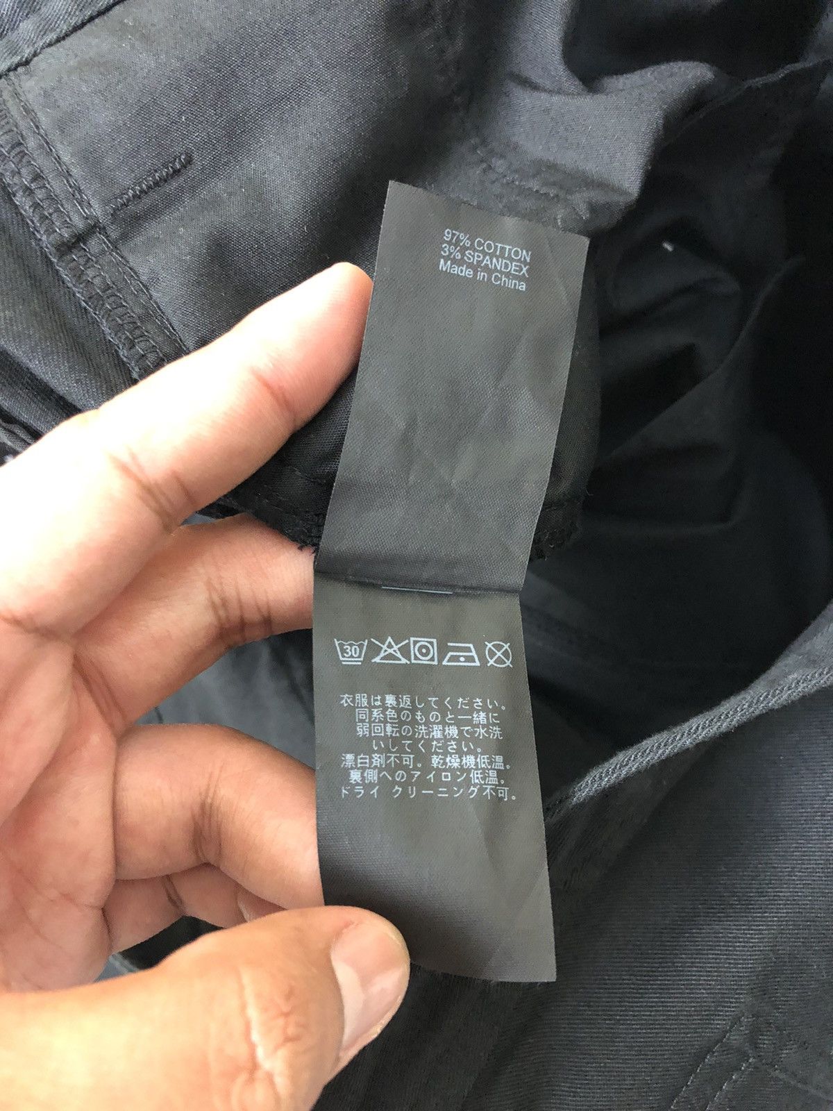 Neil Barrett Black Barrett by Neil Barrett Skinny Cropped Pants Size US 34 / EU 50 - 12 Thumbnail